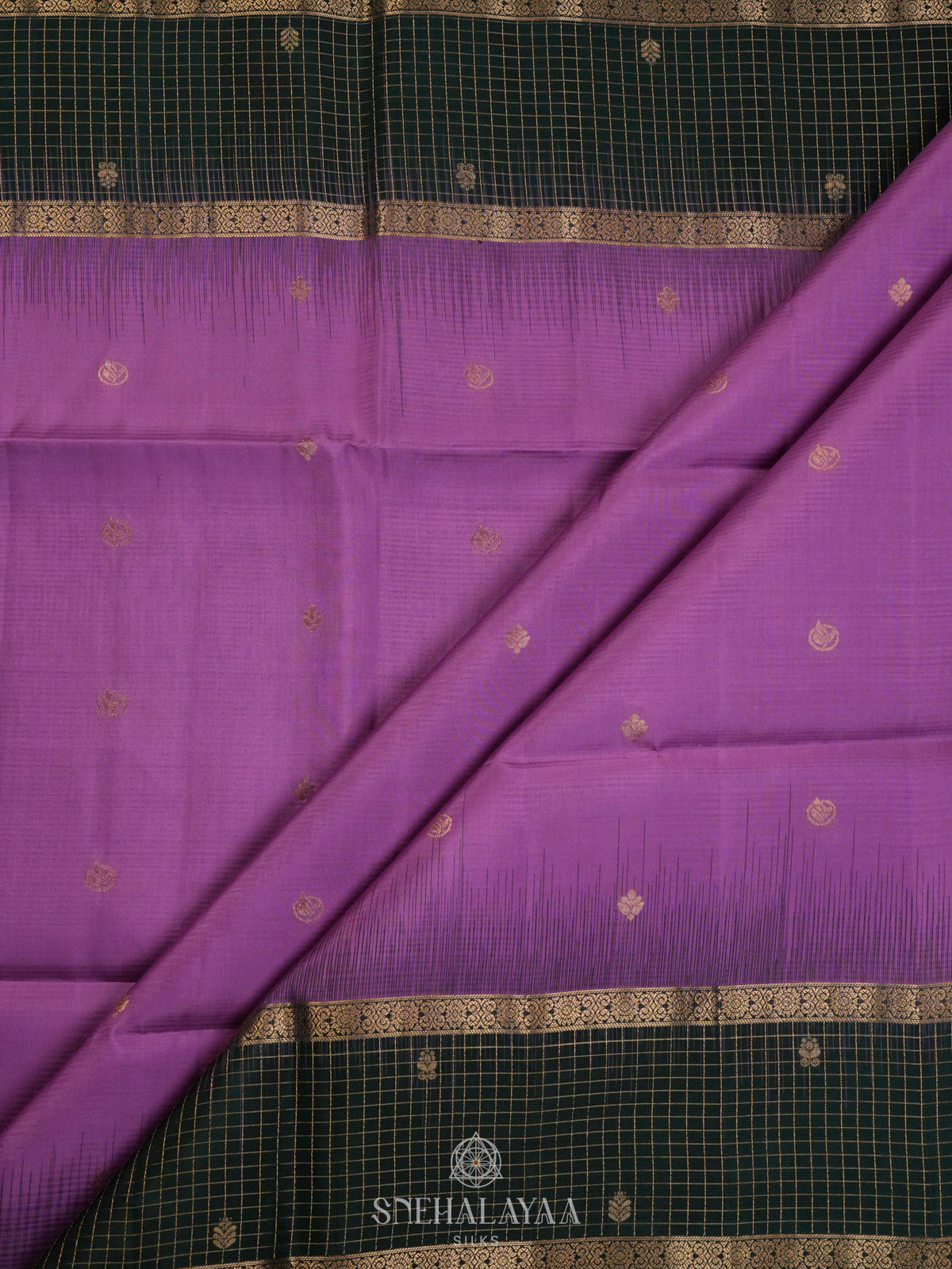 Lavender Soft Silk Saree