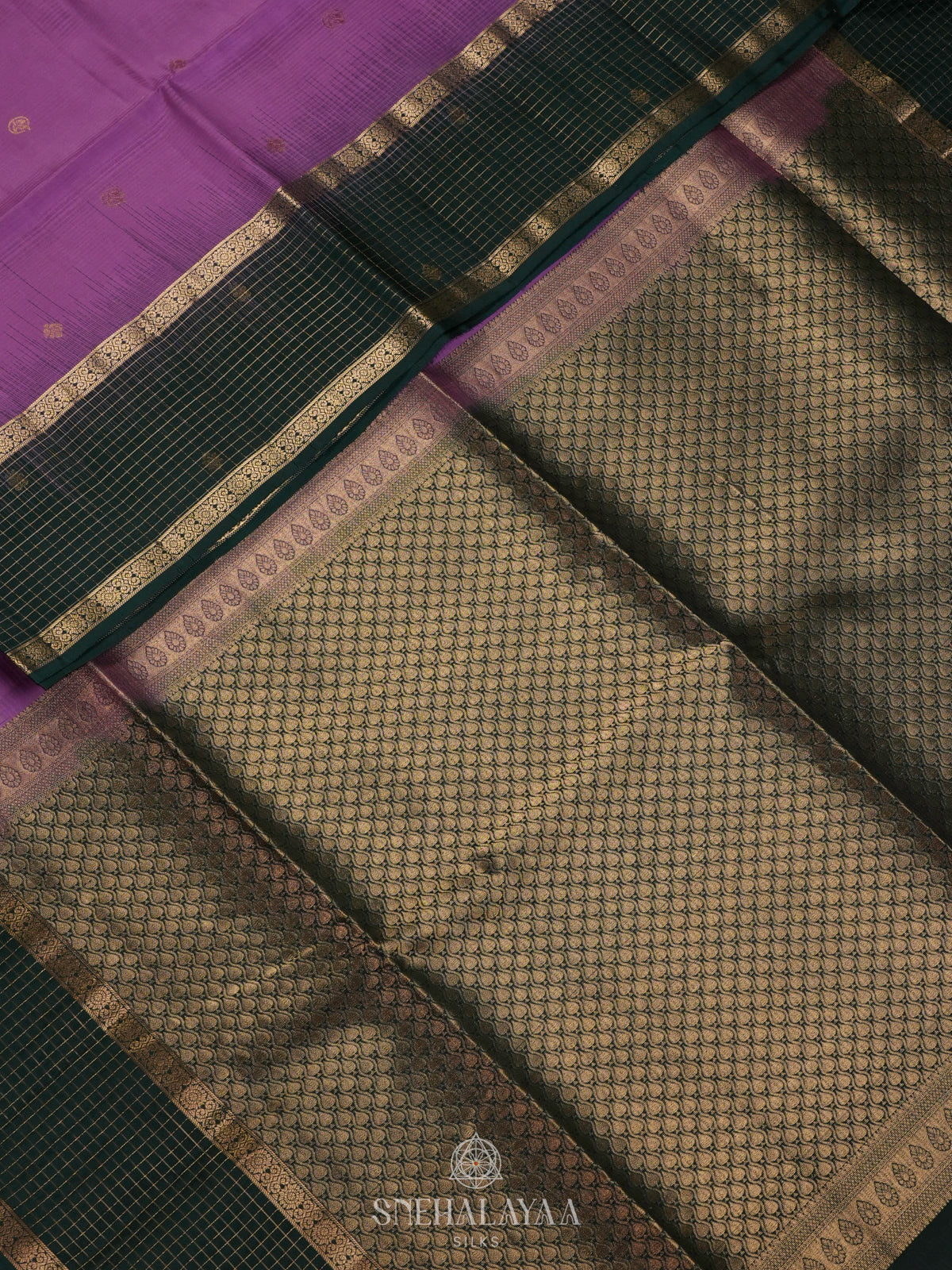Lavender Soft Silk Saree