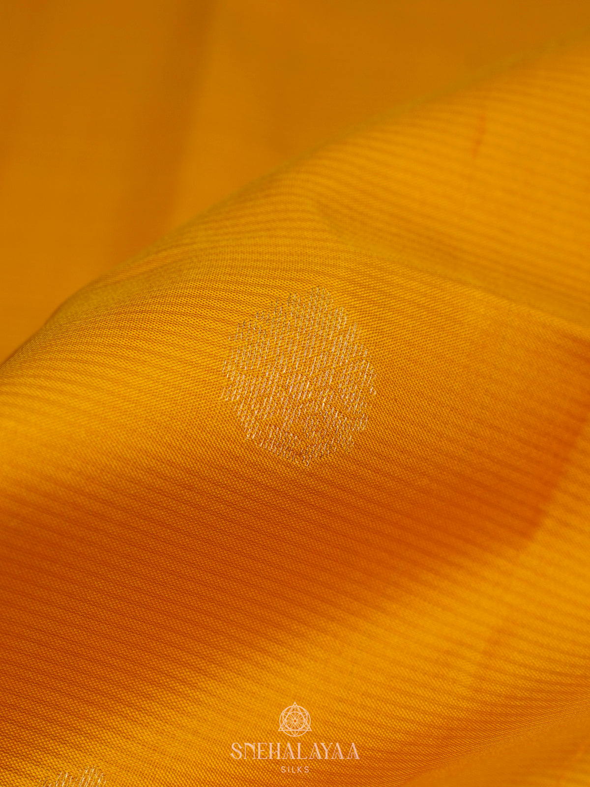 Mango Yellow Soft Silk Saree