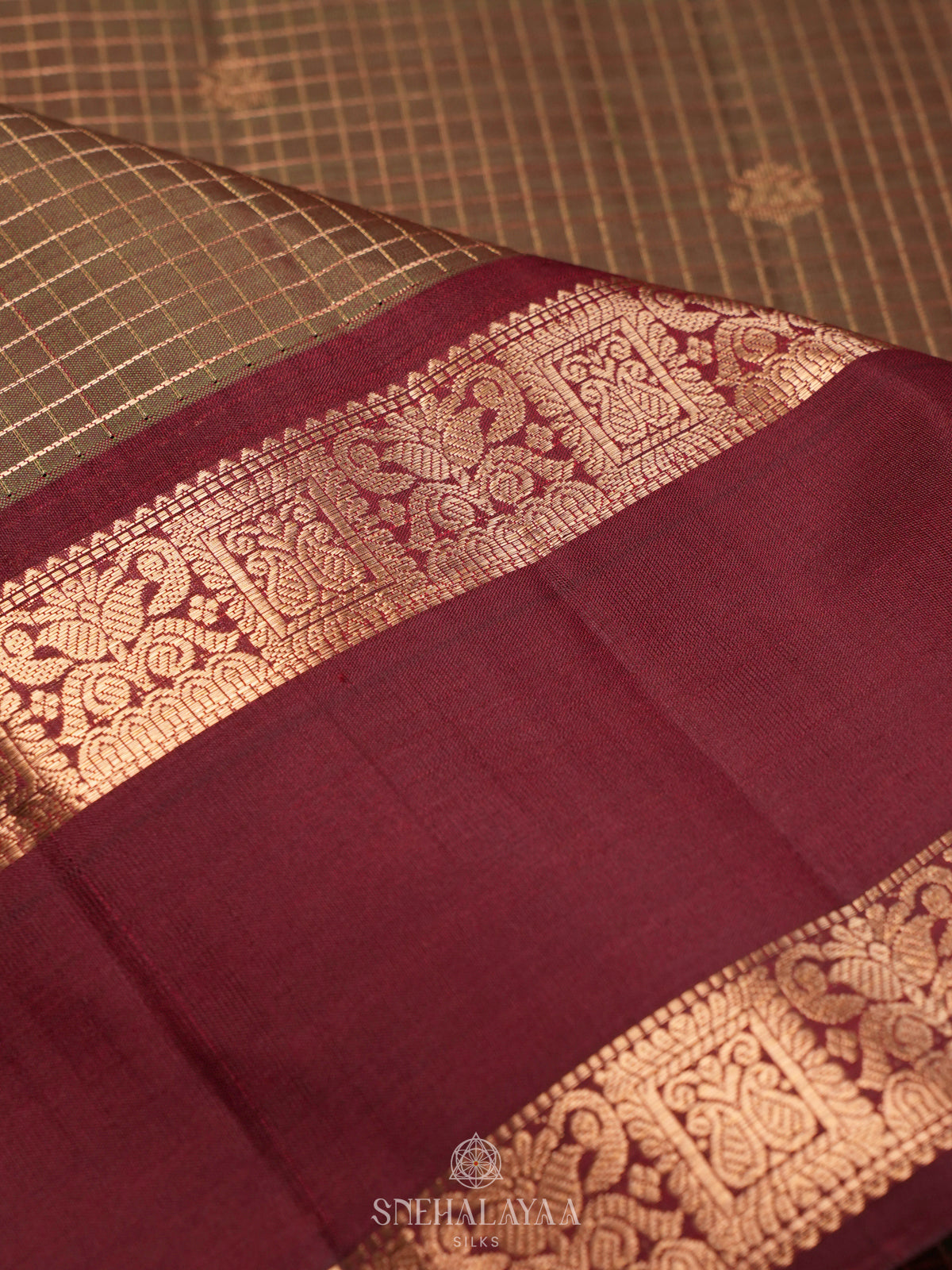 Brown Soft Silk Saree