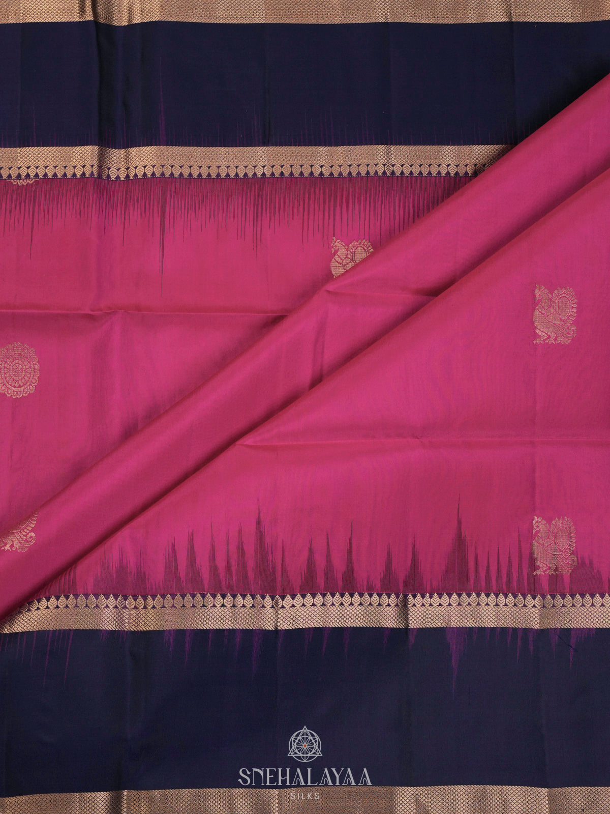 Pink Soft Silk Saree