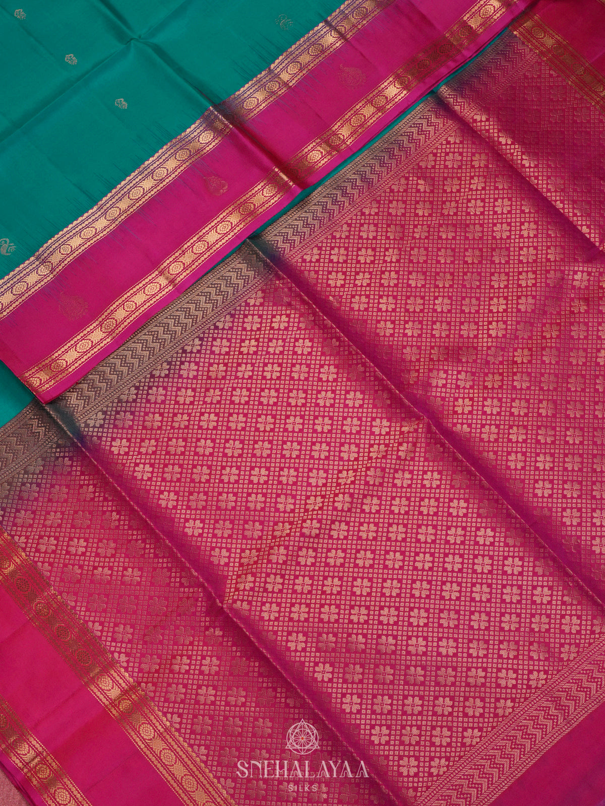 Green Soft Silk Saree