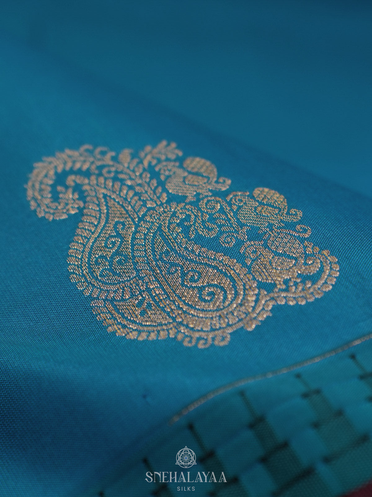 Blue Kanjivaram Silk Saree