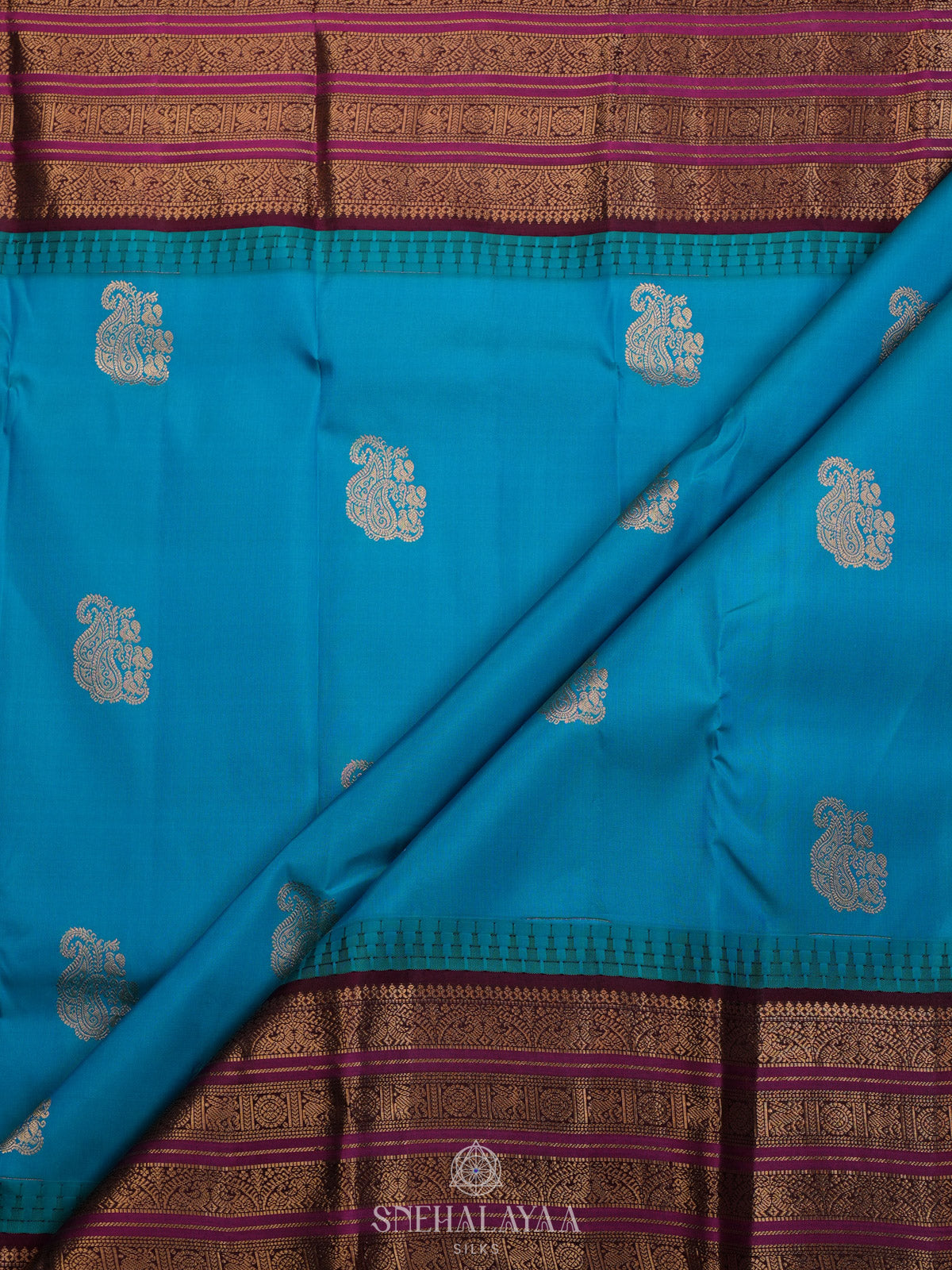 Blue Kanjivaram Silk Saree