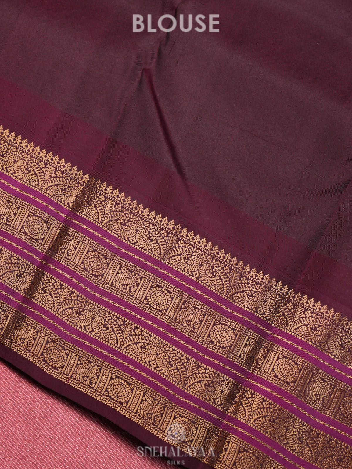 Blue Kanjivaram Silk Saree