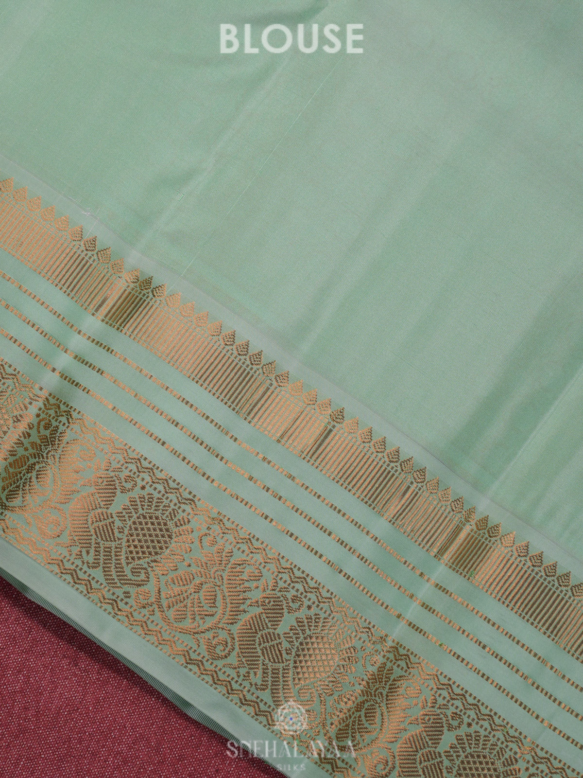 Coral Pink Kanjivaram Silk Saree