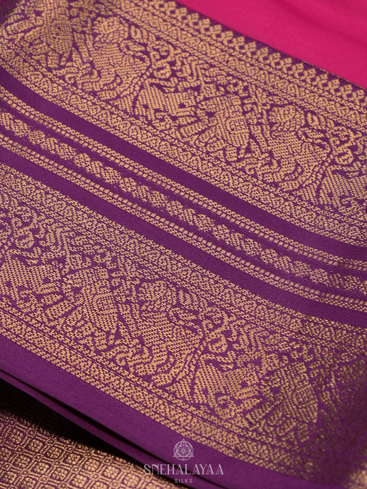 Pink Kanjivaram Silk Saree
