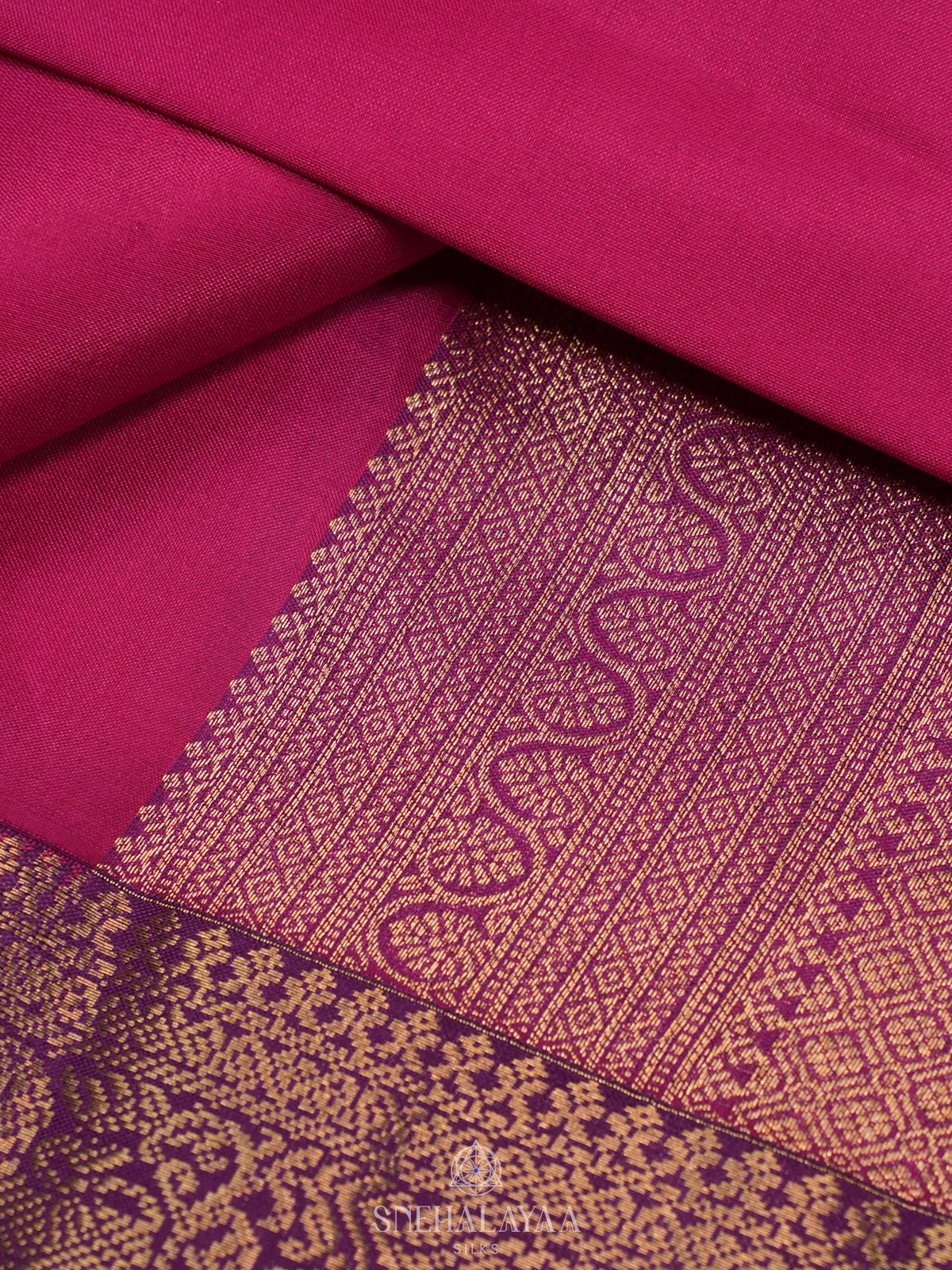 Pink Kanjivaram Silk Saree