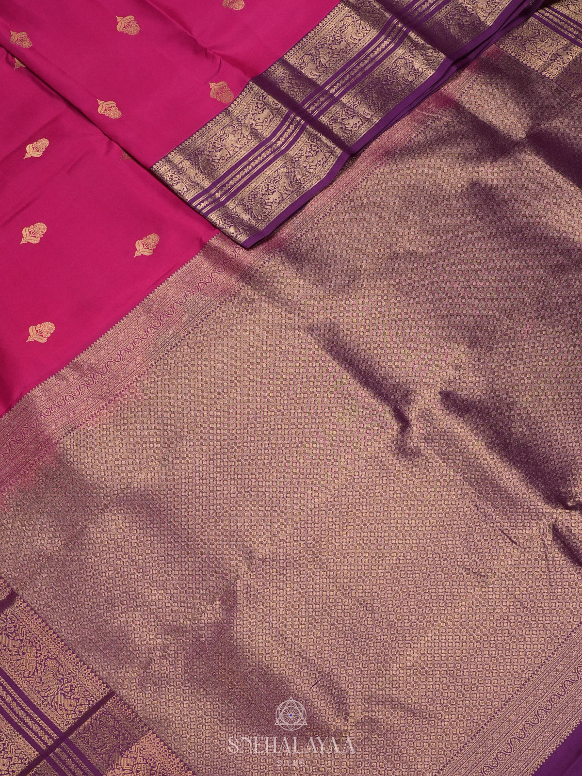 Pink Kanjivaram Silk Saree