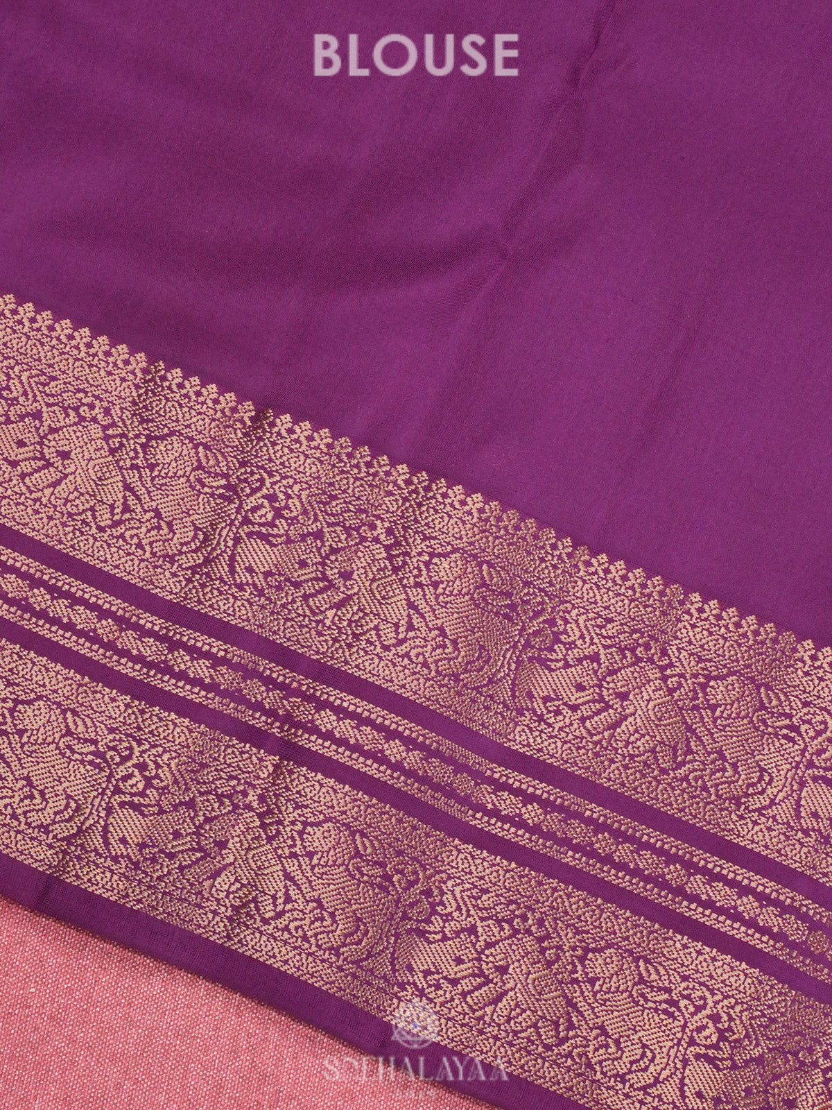 Pink Kanjivaram Silk Saree