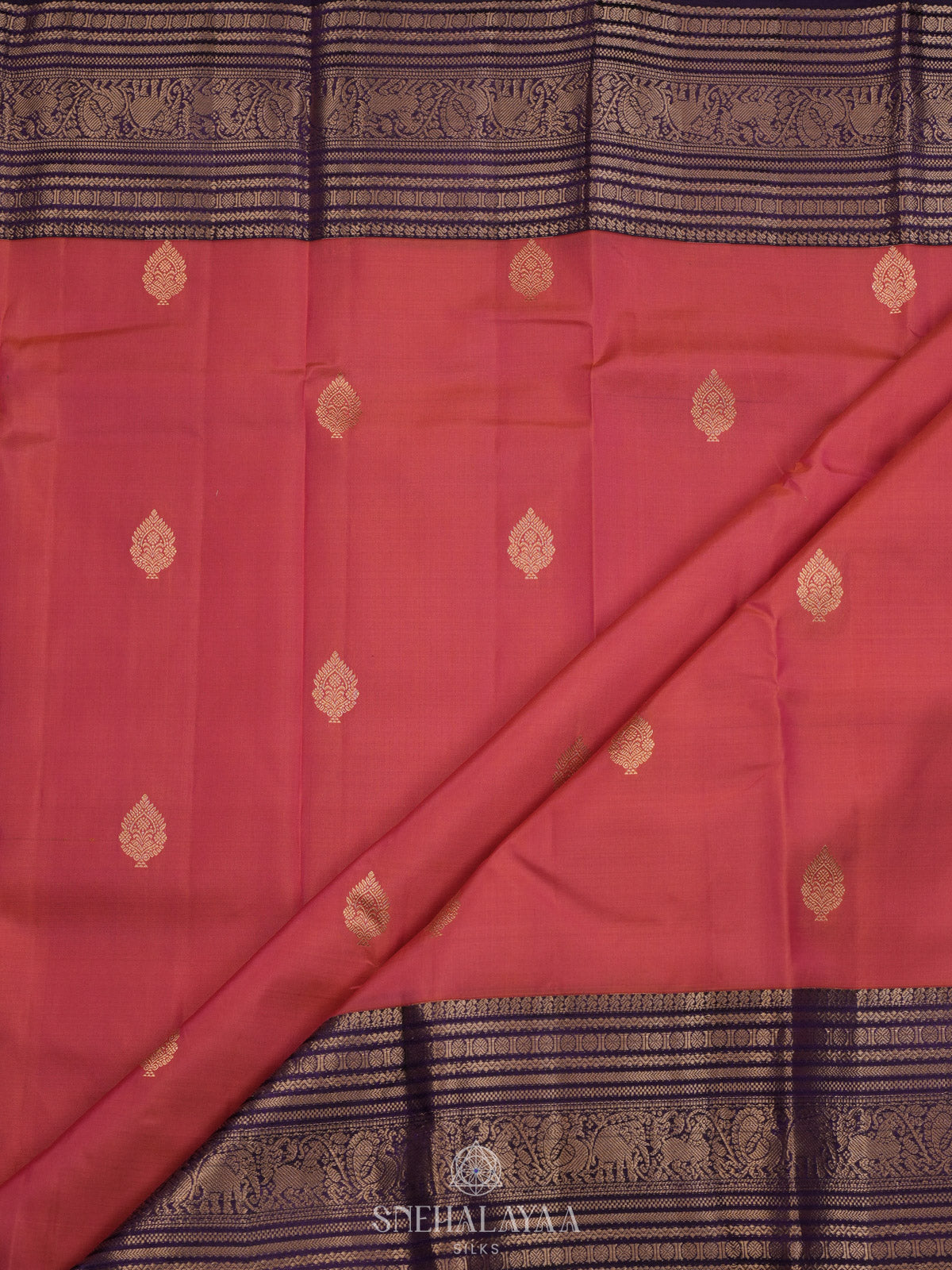 Purple Kanjivaram Silk Saree