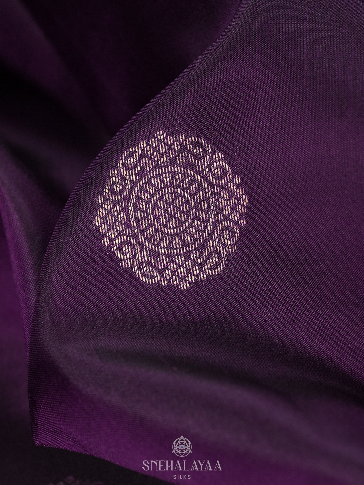 Purple Kanjivaram Silk Saree