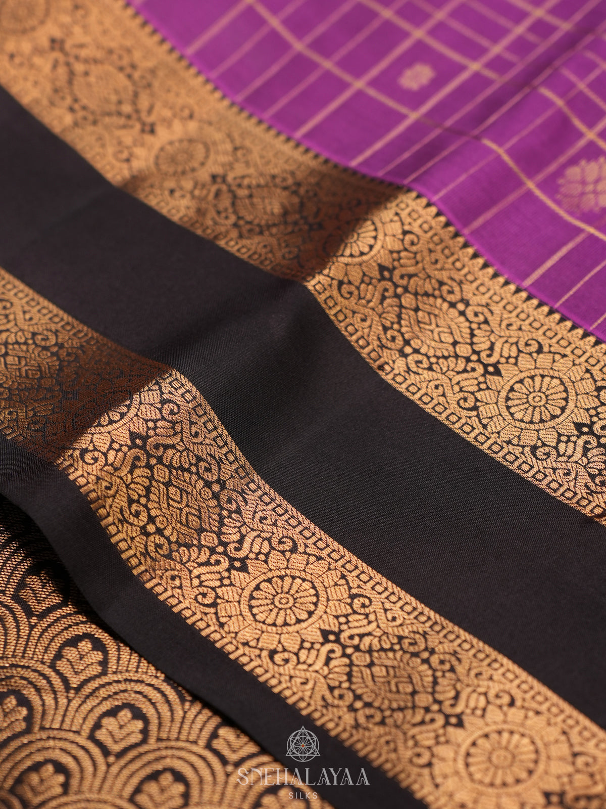 Magenta Pink Kanjivaram Silk Saree