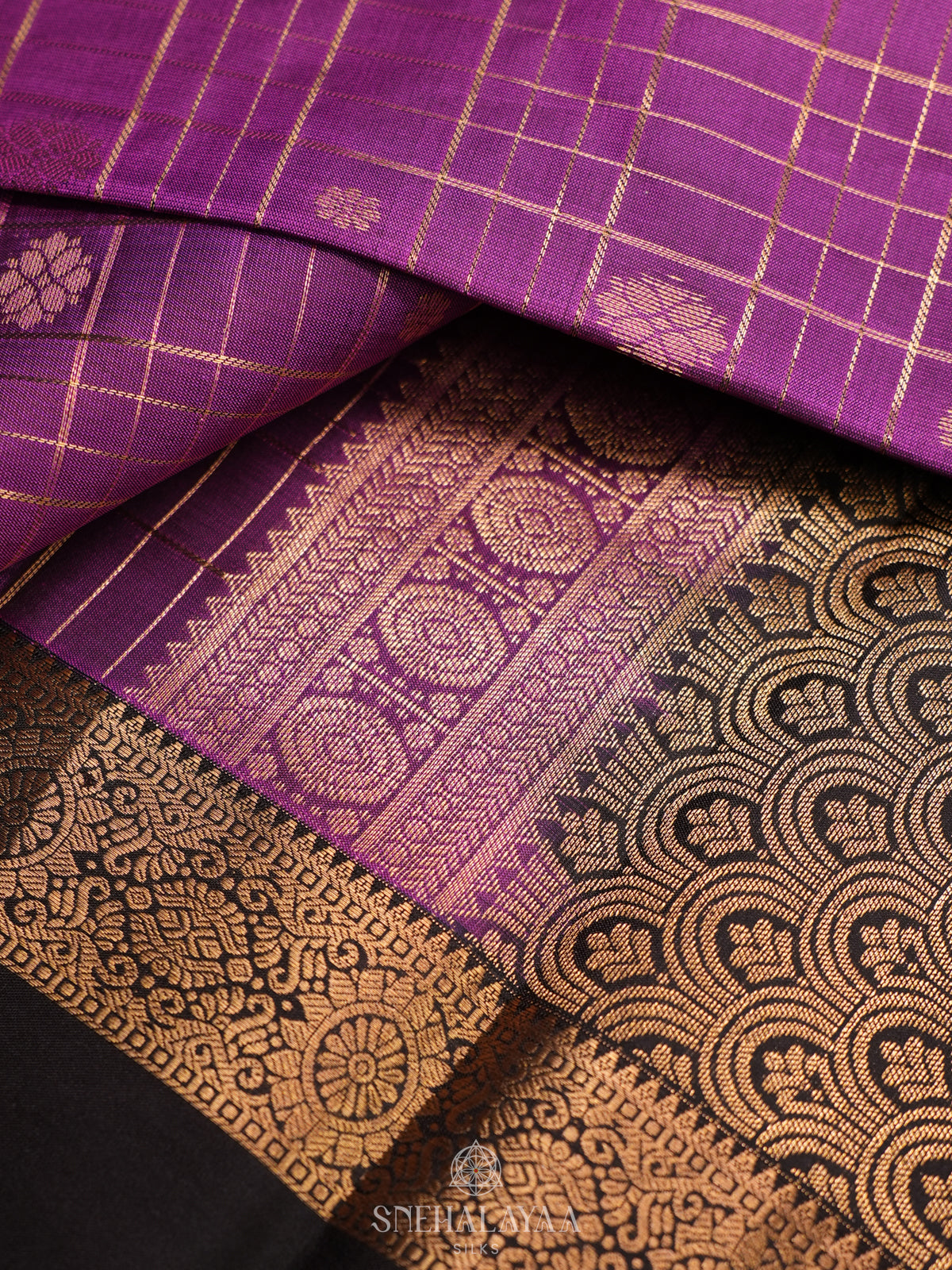Magenta Pink Kanjivaram Silk Saree