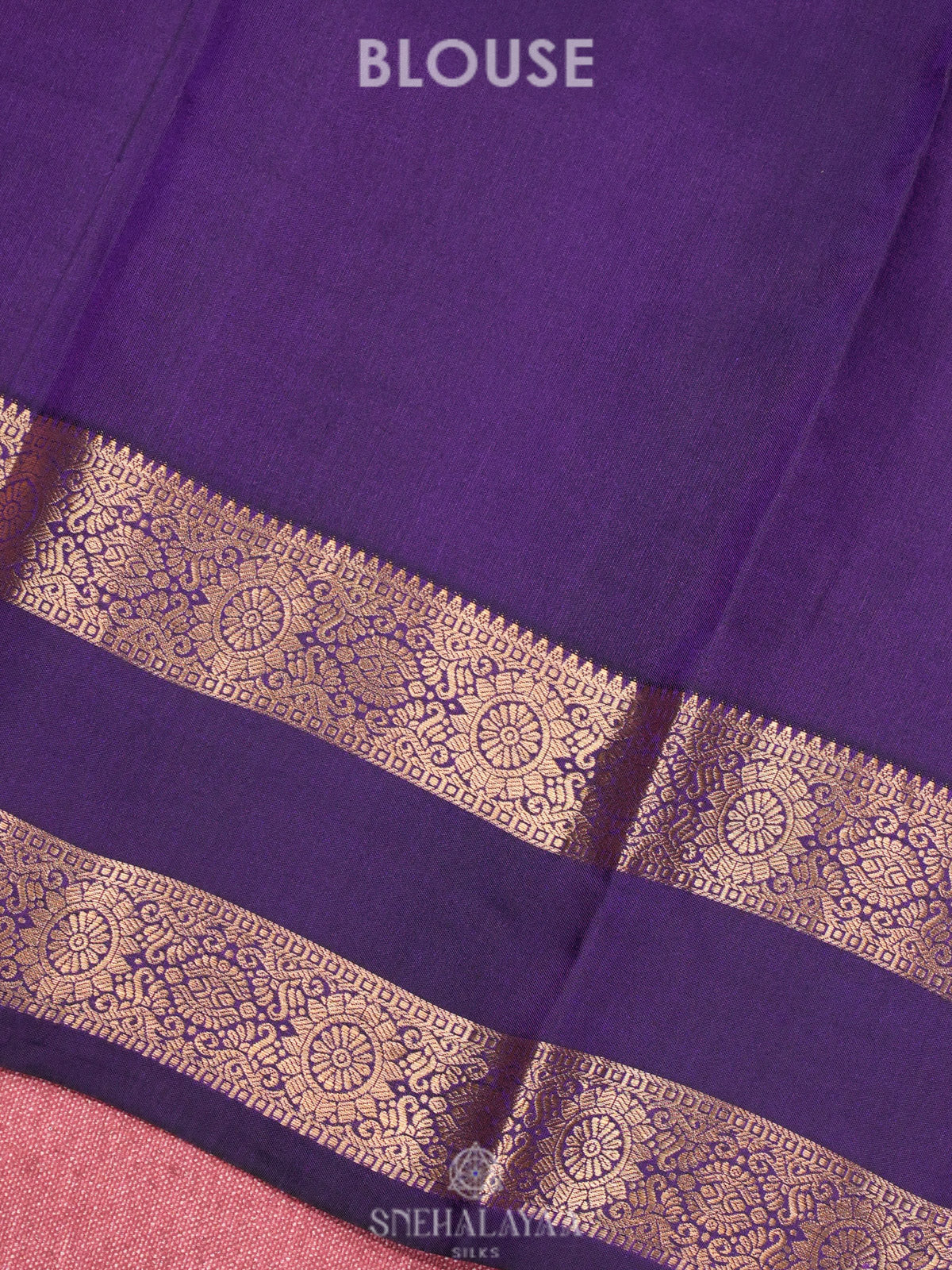 Purple Kanjivaram Silk Saree