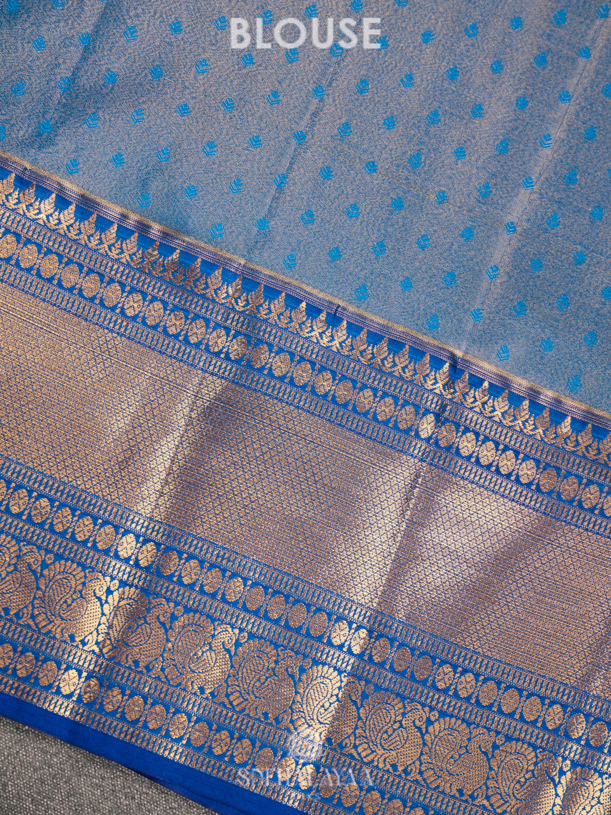 Cream Art Silk Saree