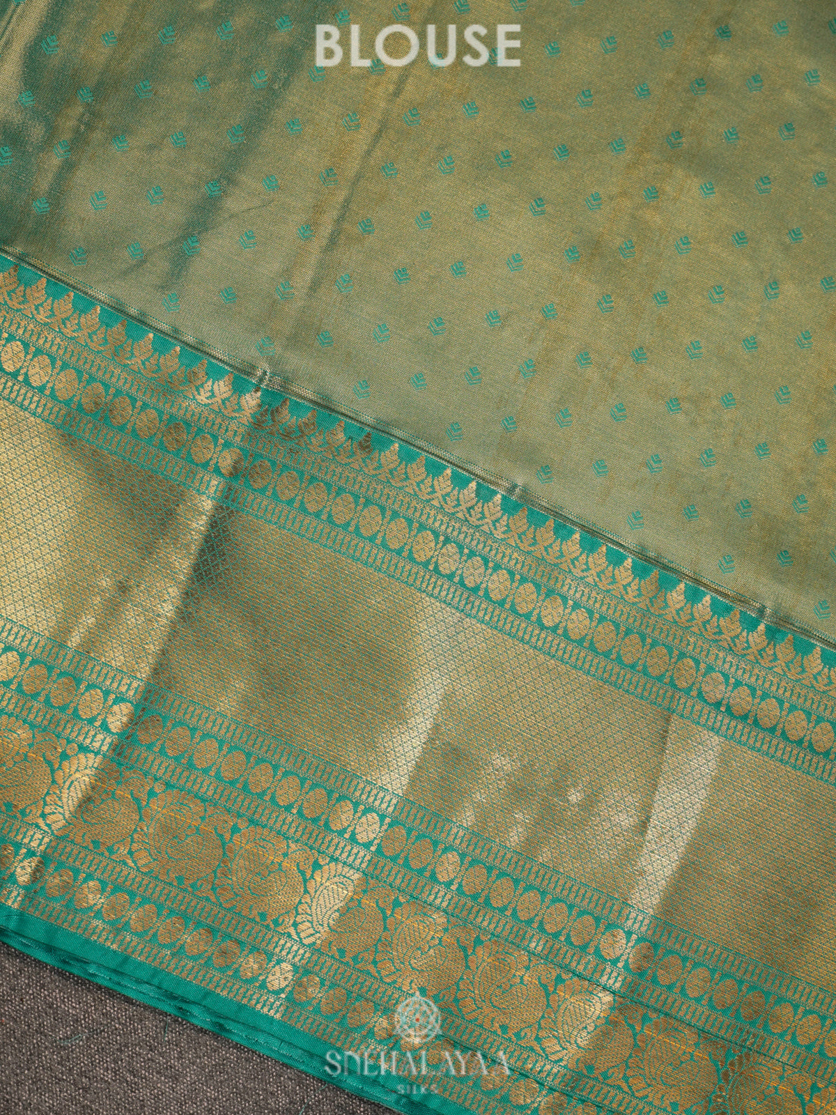Matalic Gold Art Silk Saree
