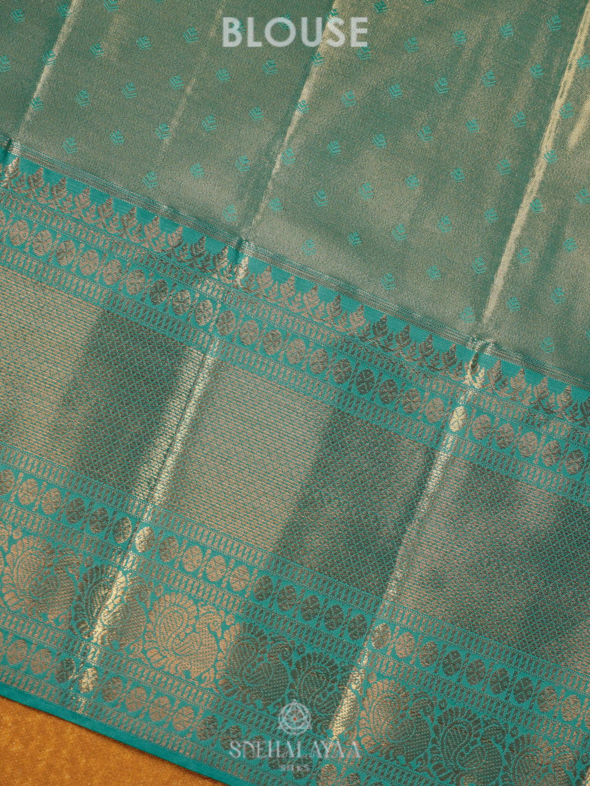 Peach Art Silk Saree