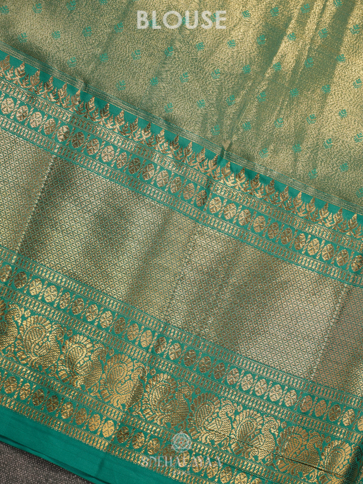 Peach Art Silk Saree