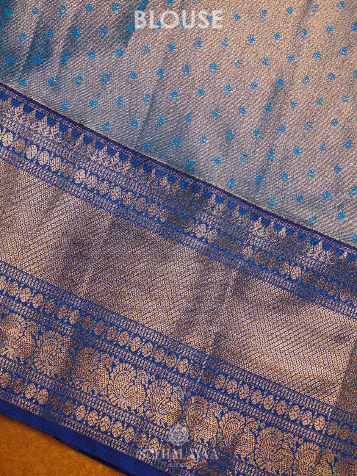 Peach Art Silk Saree