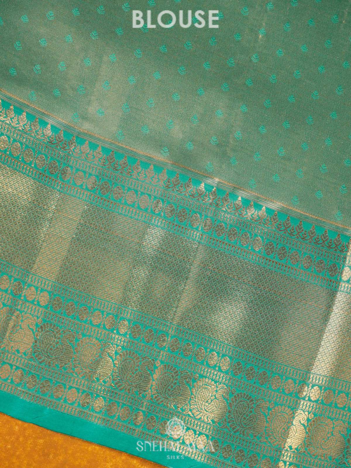 Choral Orange Art Silk Saree