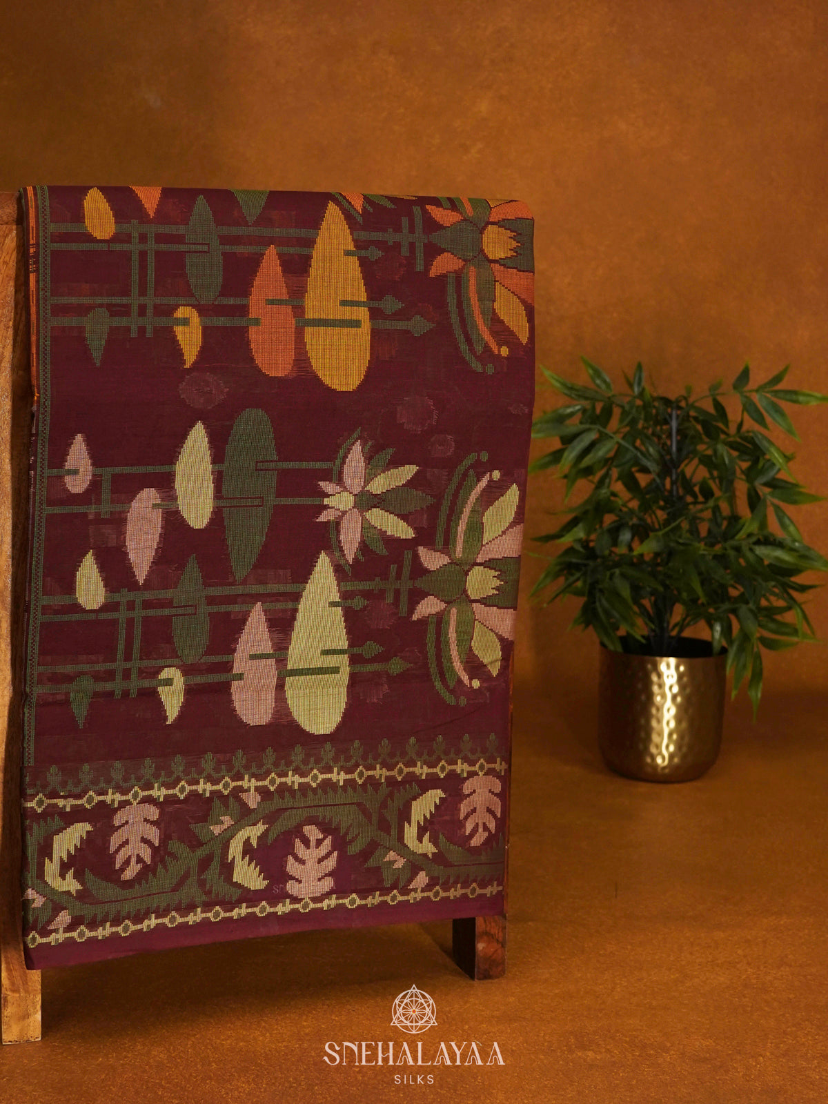 Brown Bengal Cotton Saree