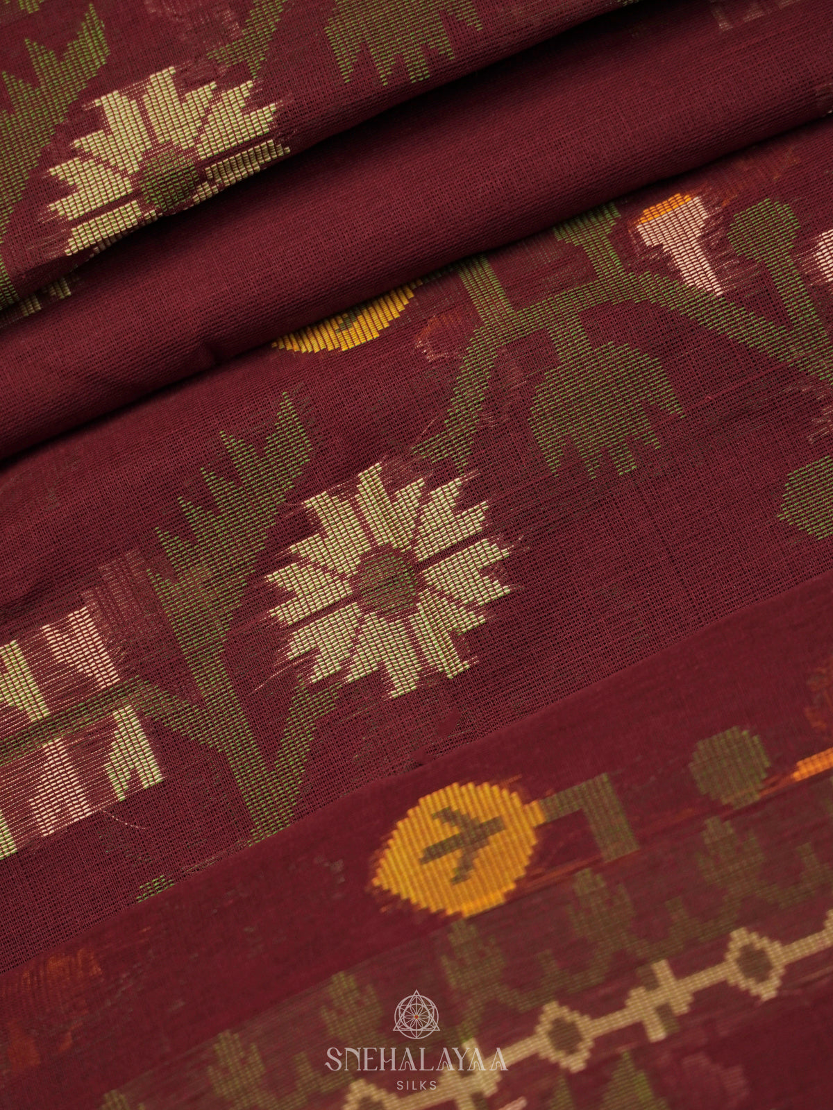 Brown Bengal Cotton Saree