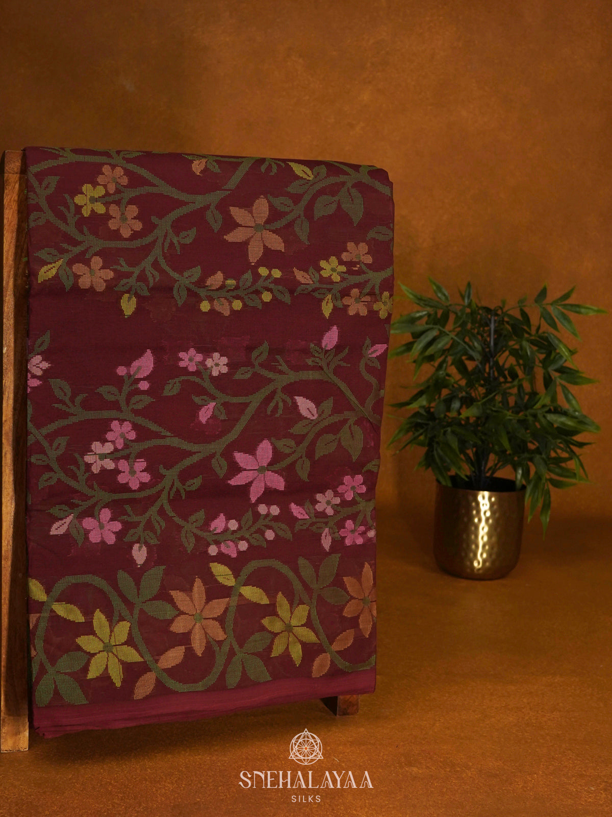 Brown Bengal Cotton Saree