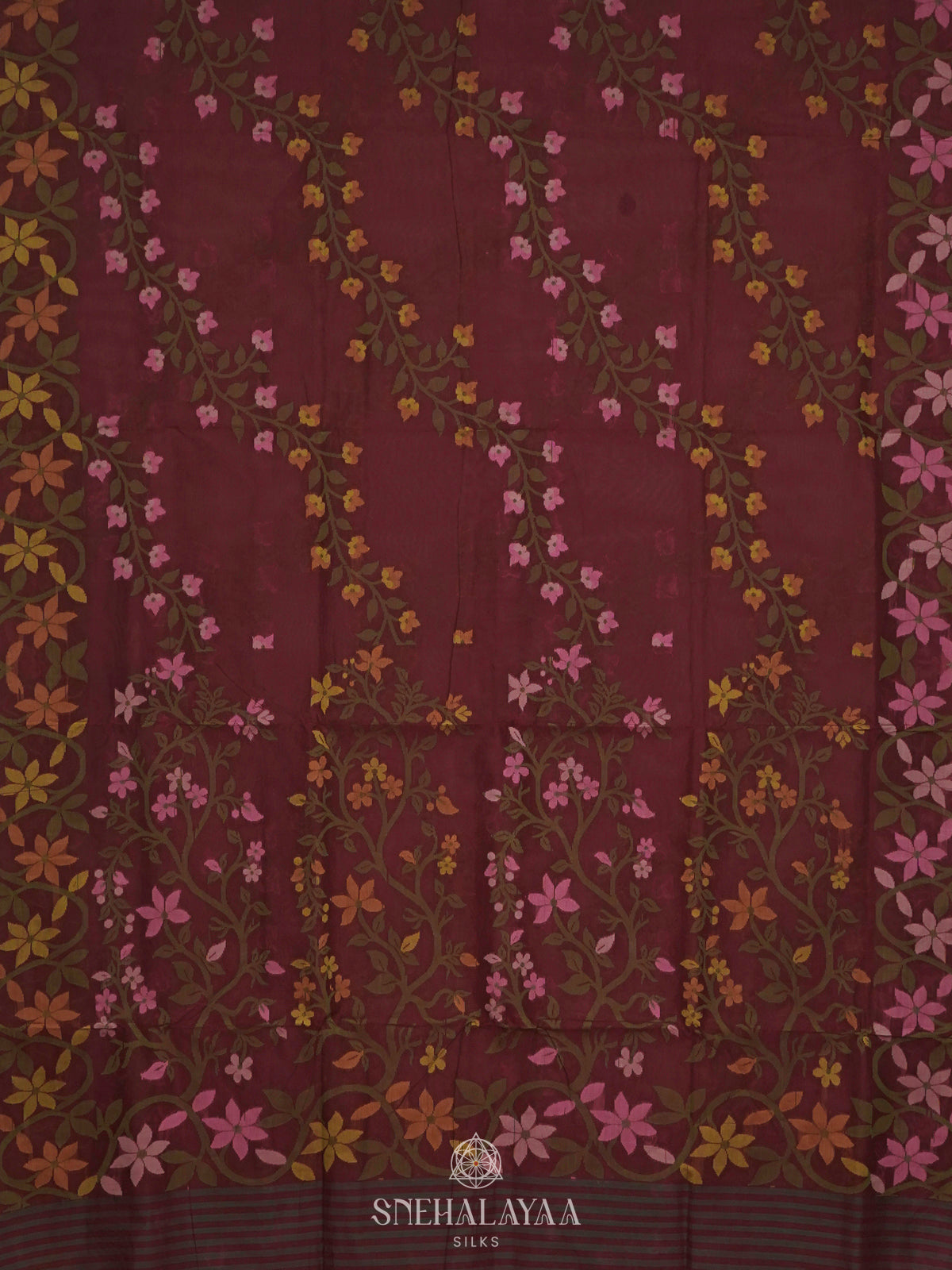 Brown Bengal Cotton Saree