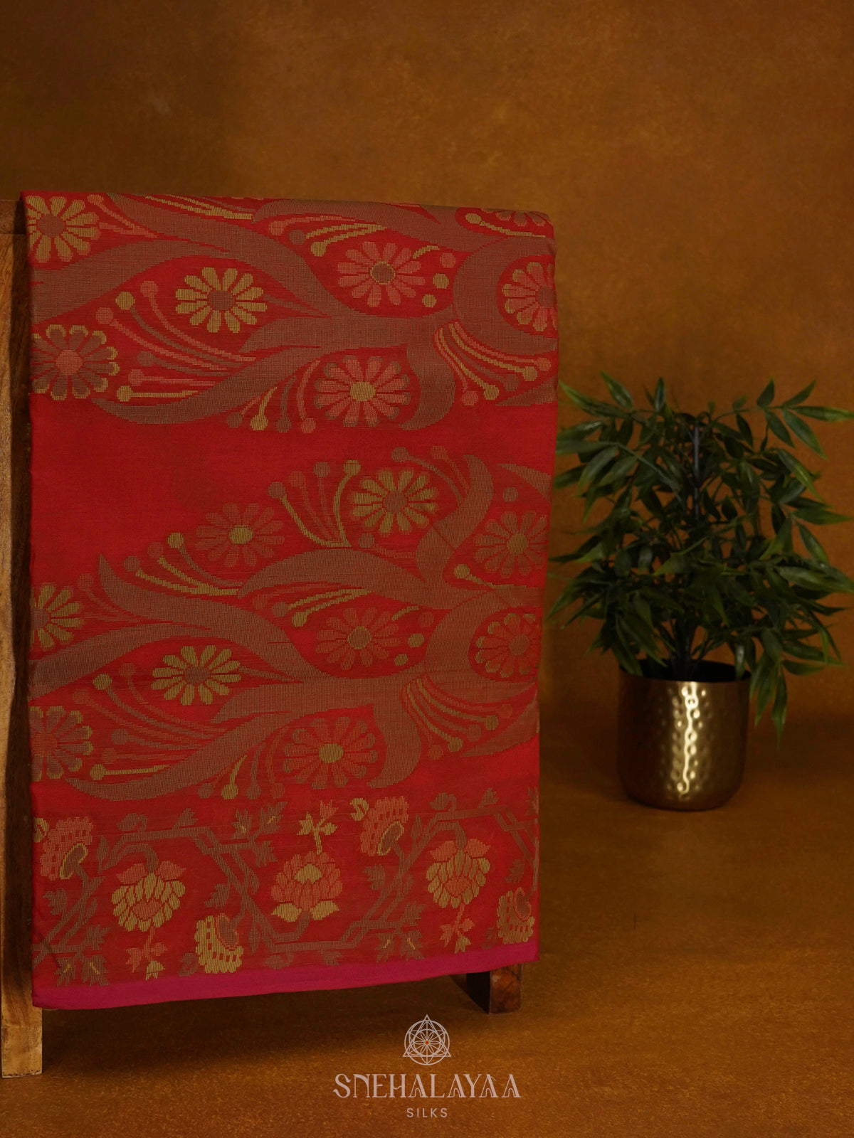 Red Bengal Cotton Saree