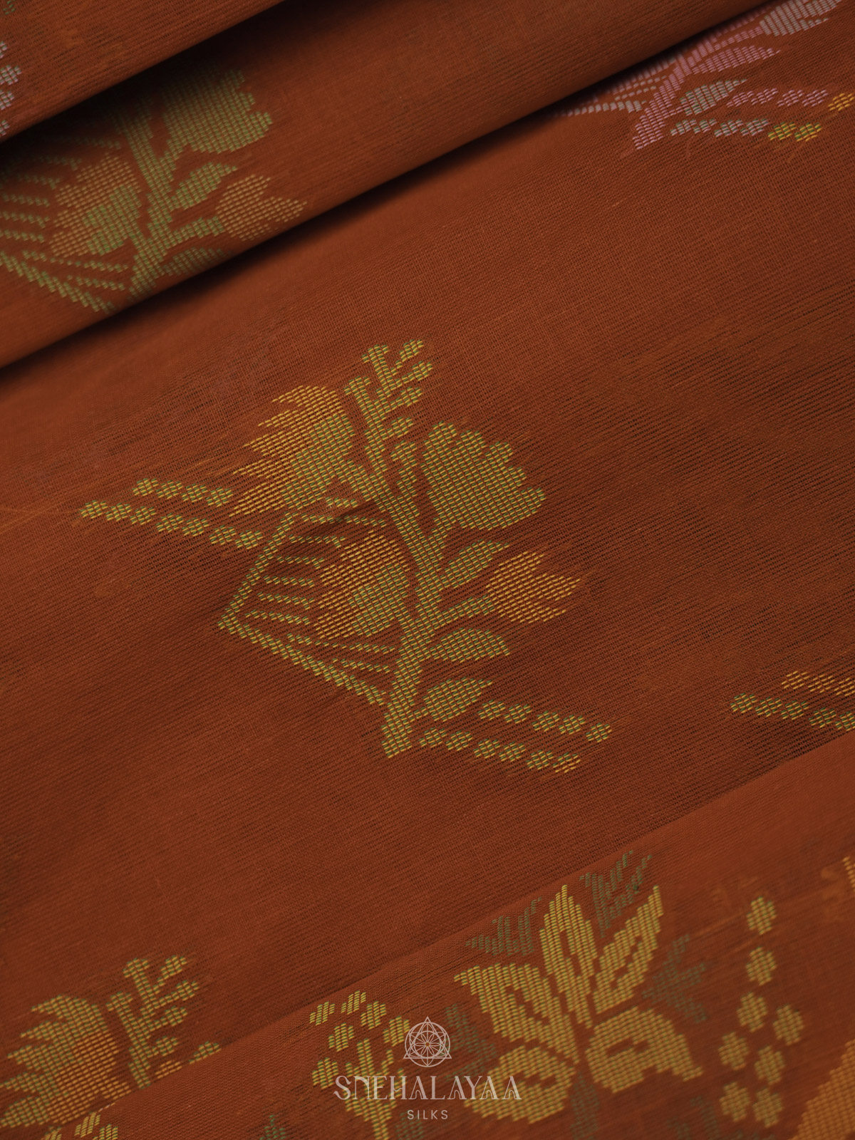 Red Bengal Cotton Saree