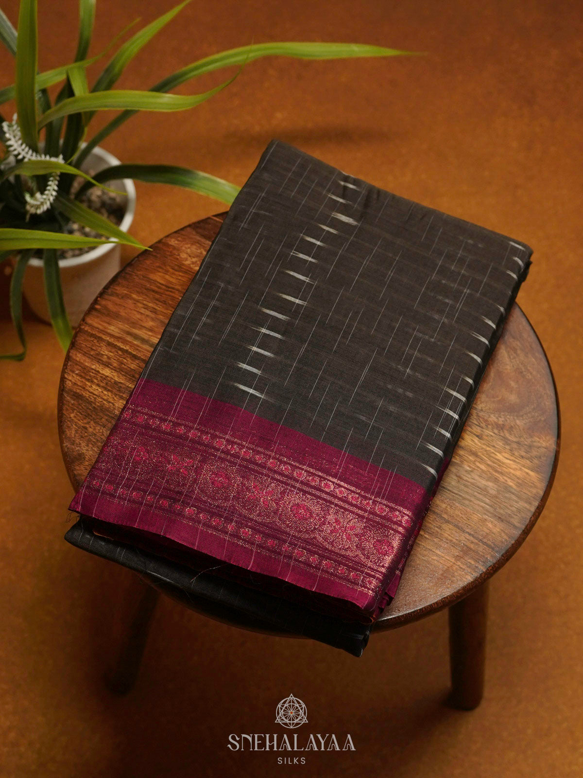 Brown Bengal Cotton Saree