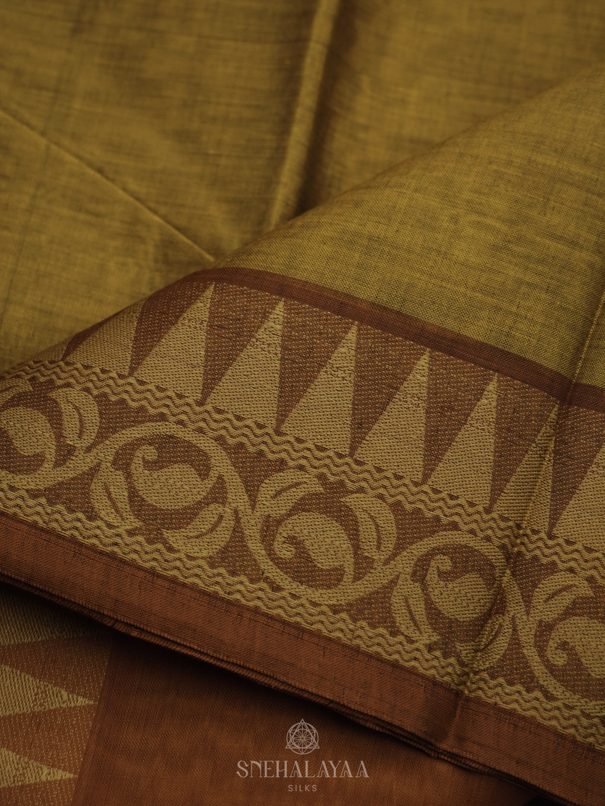 Yellow Bengal Cotton Saree