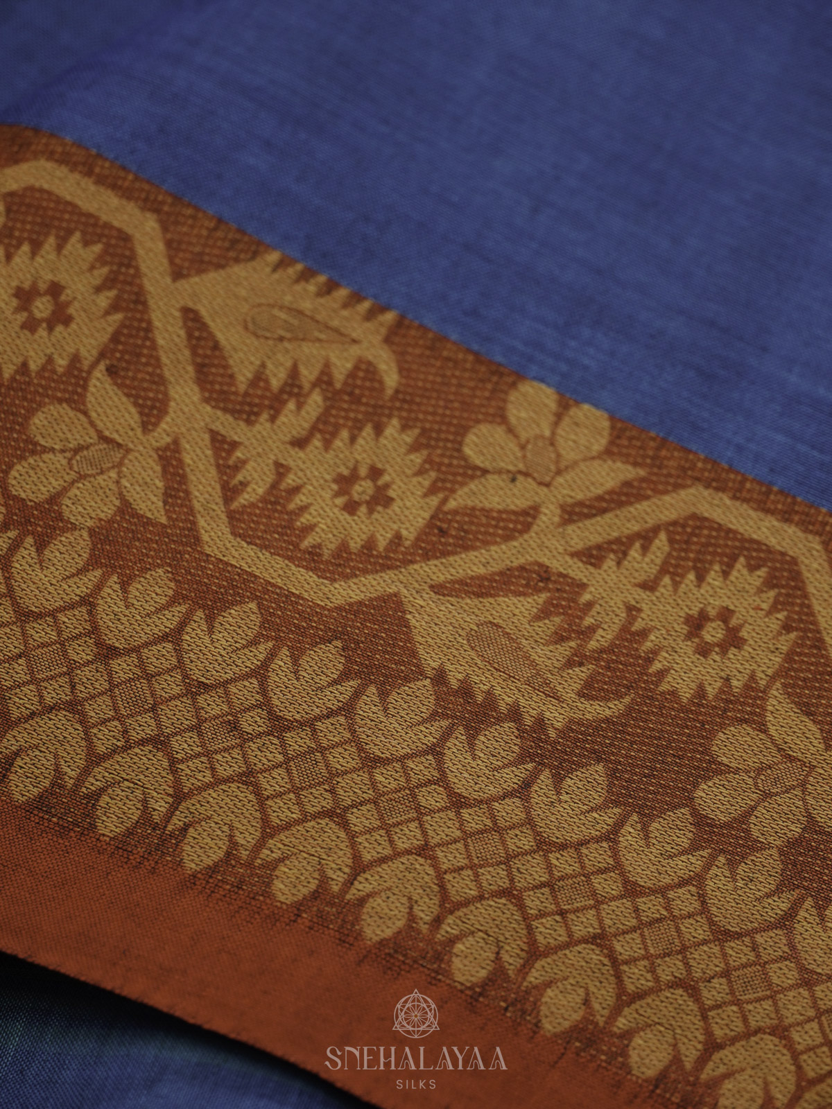 Peacock Blue Bengal Cotton Saree