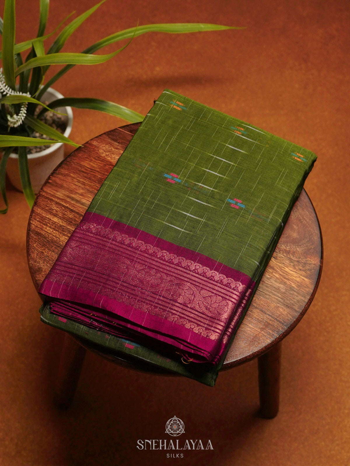 Green Bengal Cotton Saree