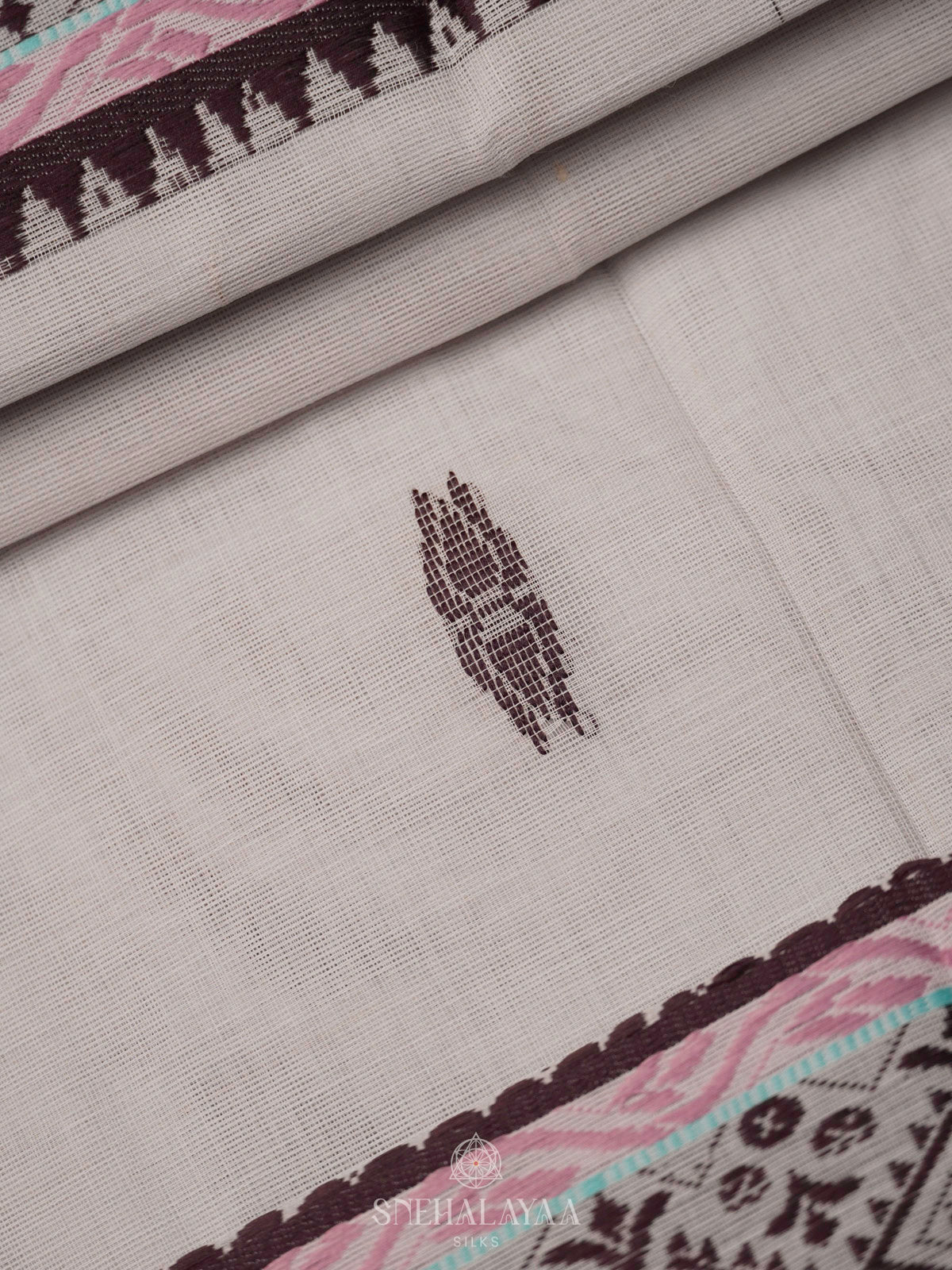White Bengal Cotton Saree