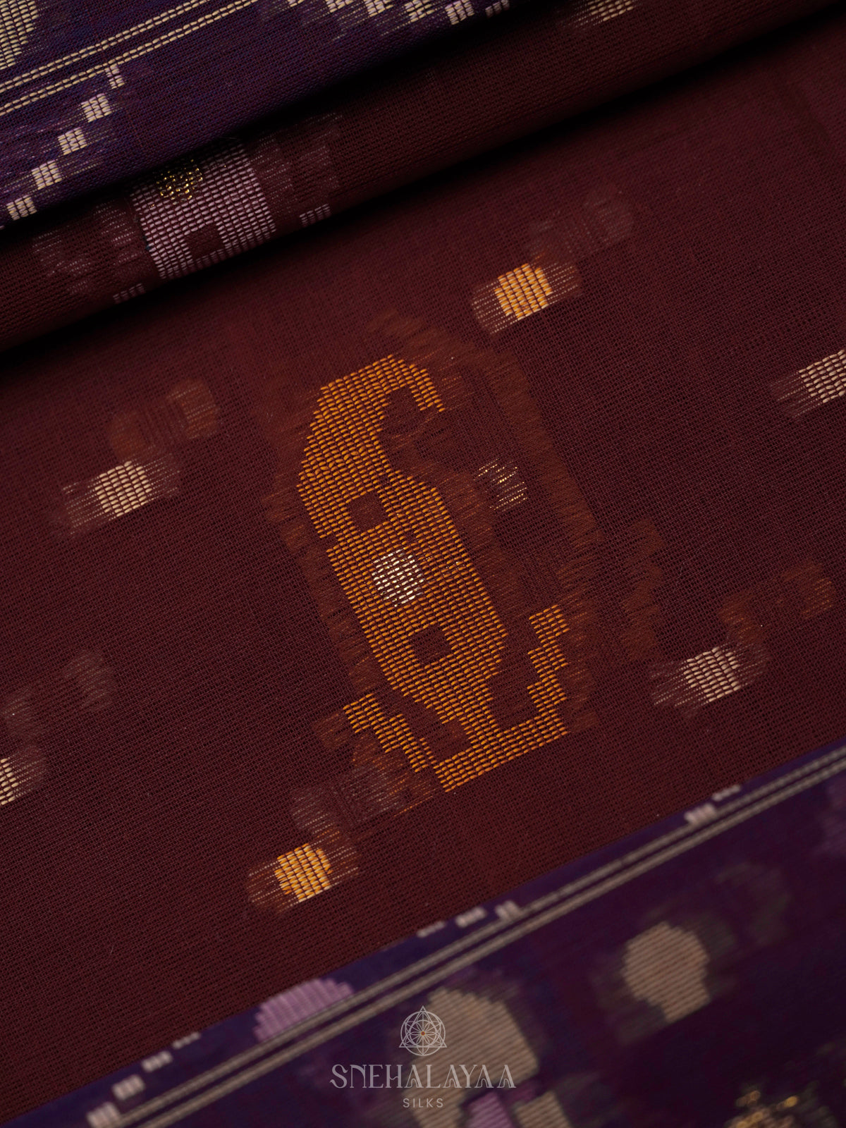 Brown Bengal Cotton Saree