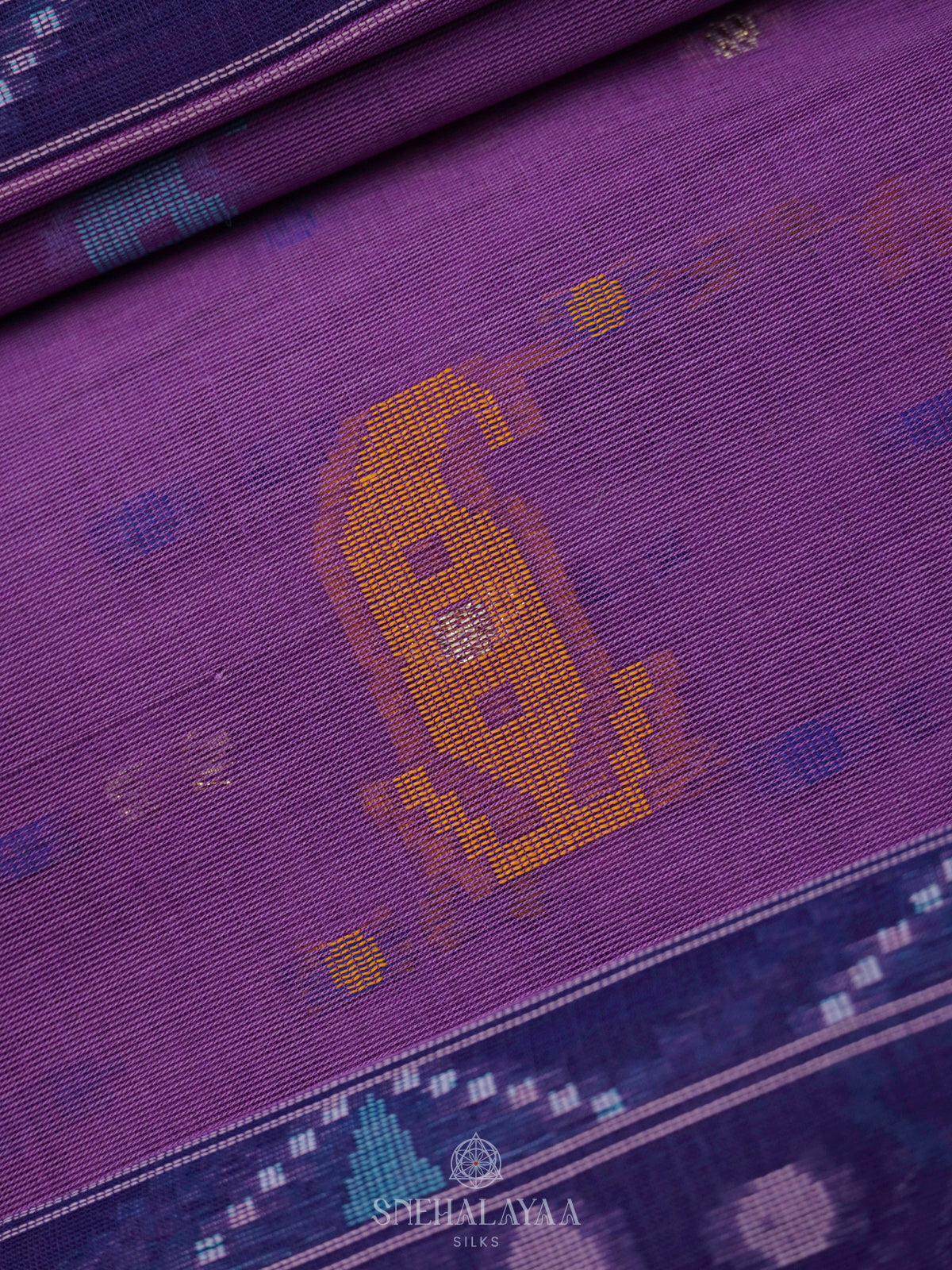 Purple Bengal Cotton Saree