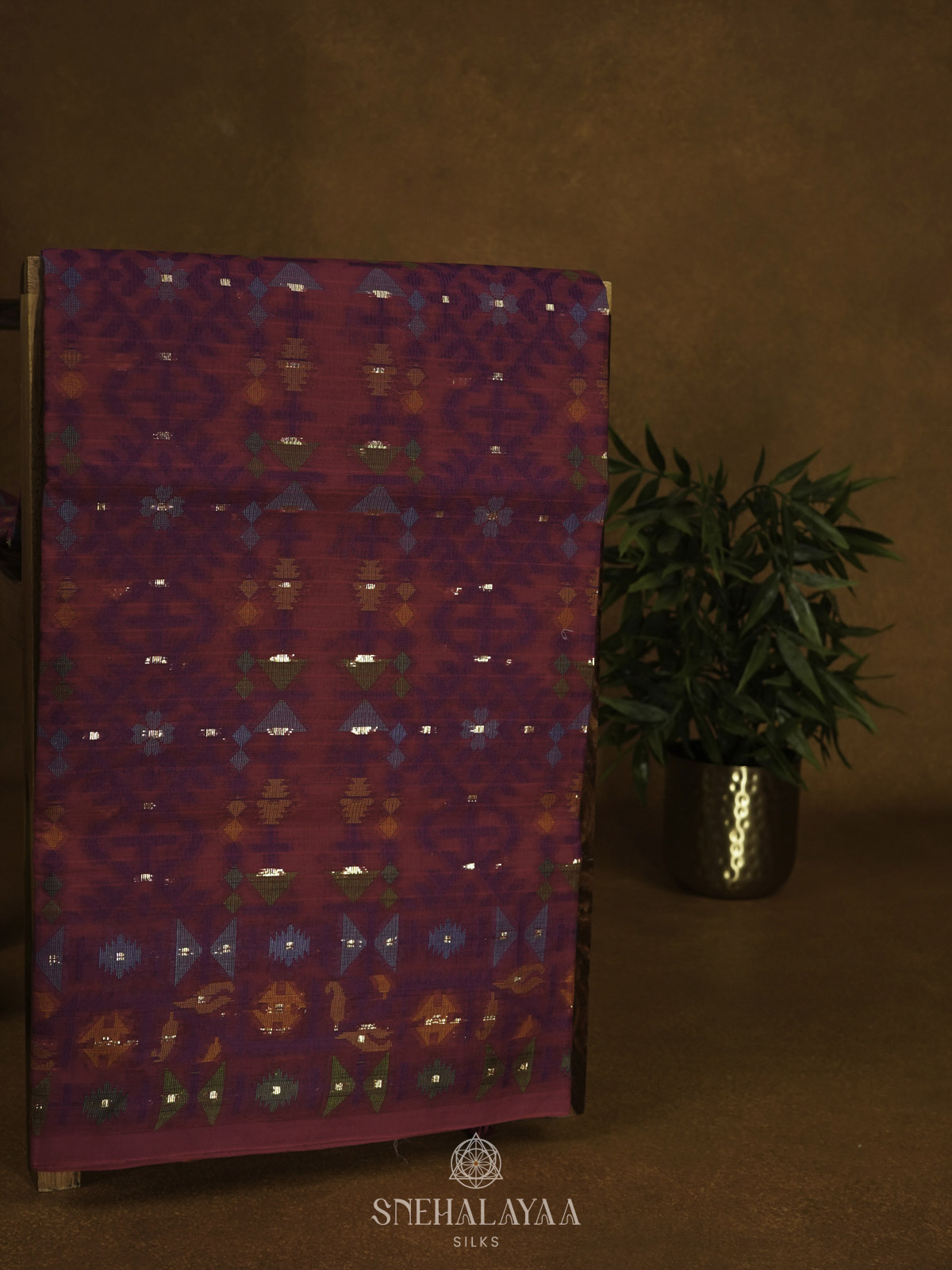 Pink Bengal Cotton Saree