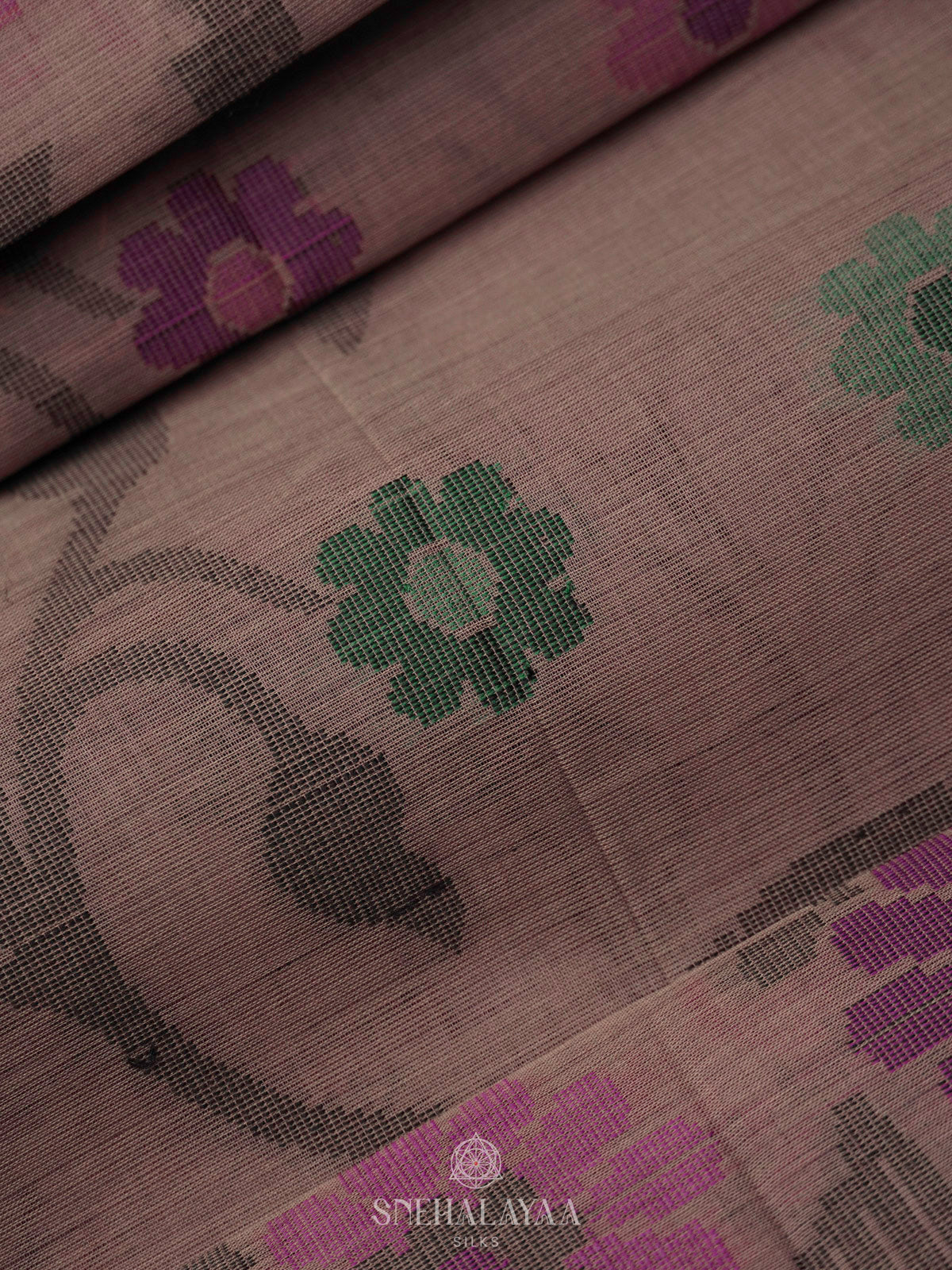 Brown Bengal Cotton Saree