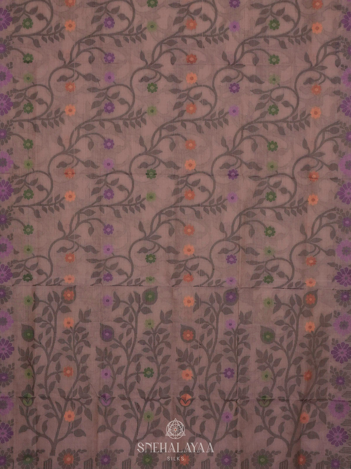 Brown Bengal Cotton Saree