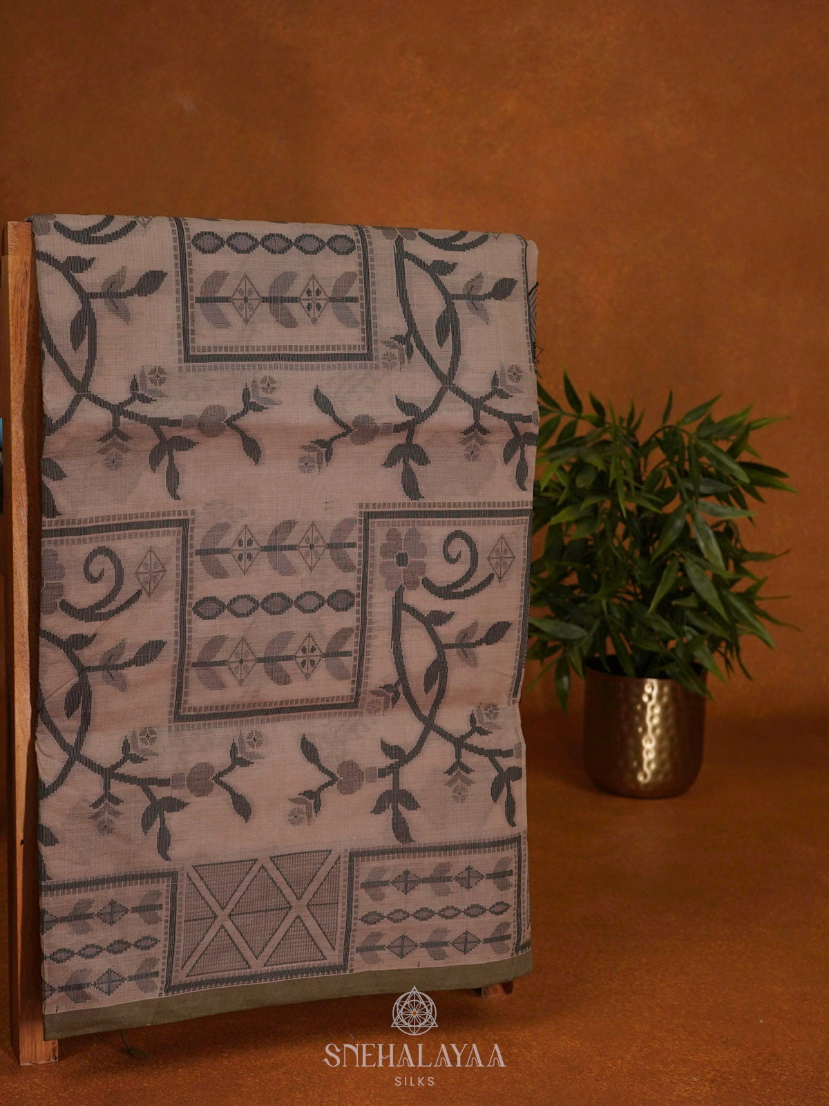 Brown Bengal Cotton Saree