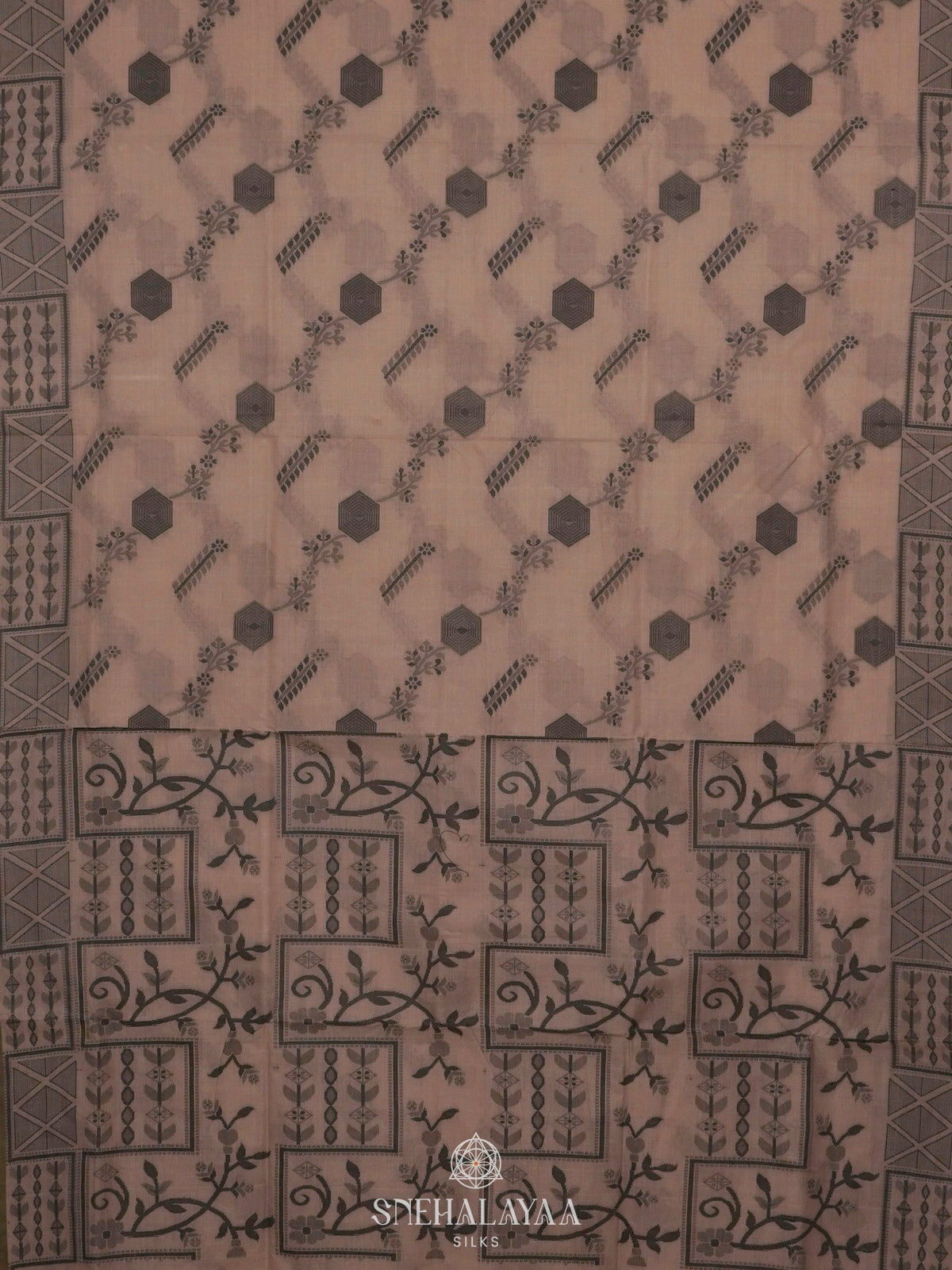 Brown Bengal Cotton Saree