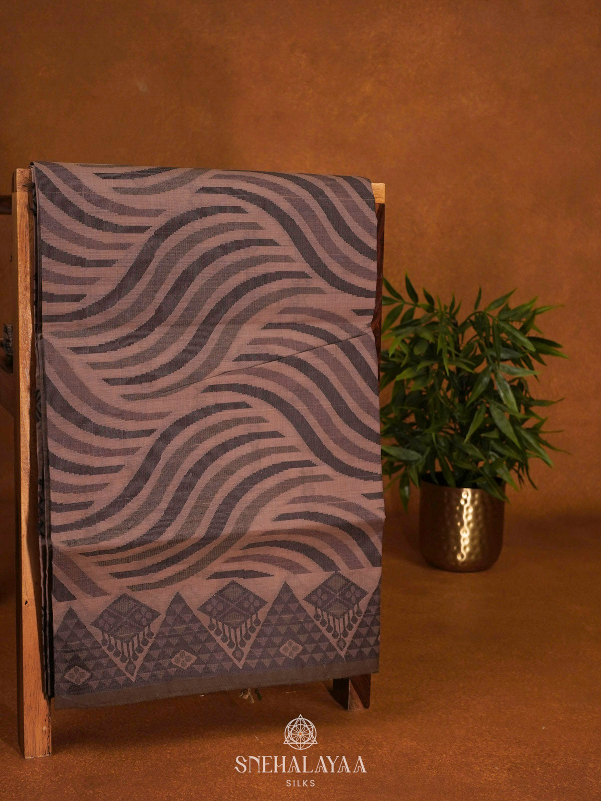 Brown Bengal Cotton Saree