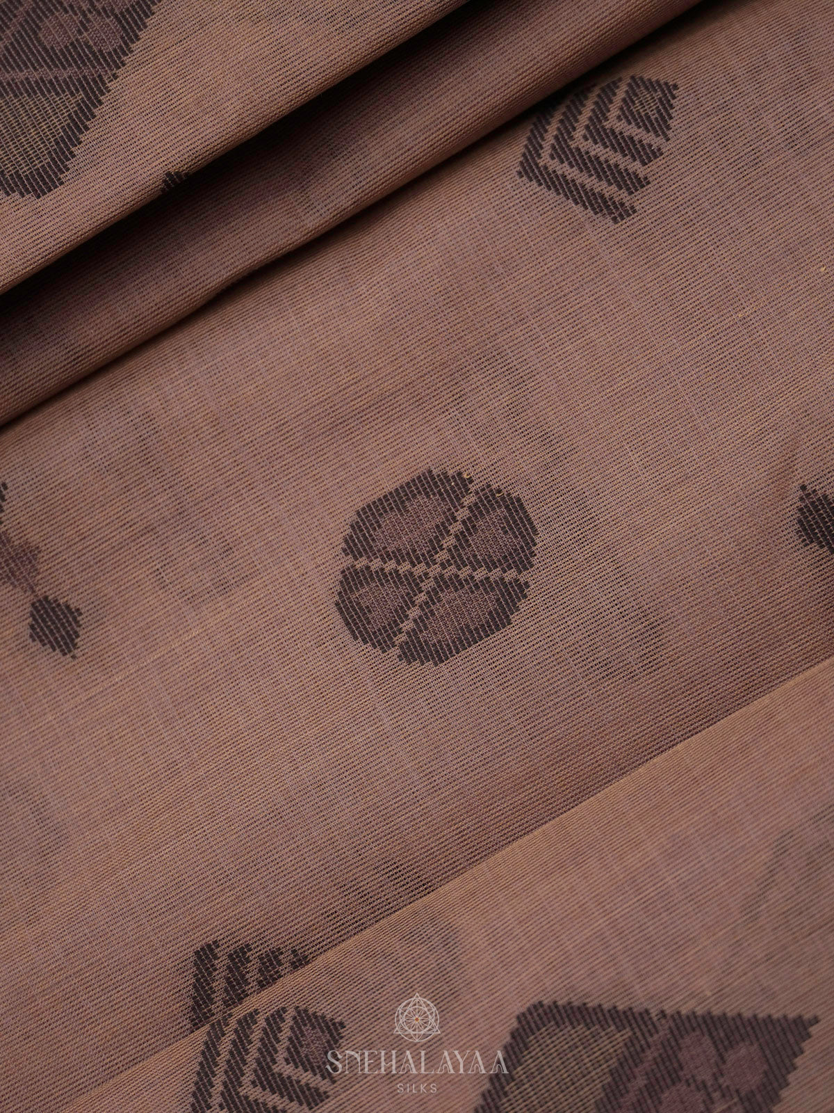 Brown Bengal Cotton Saree