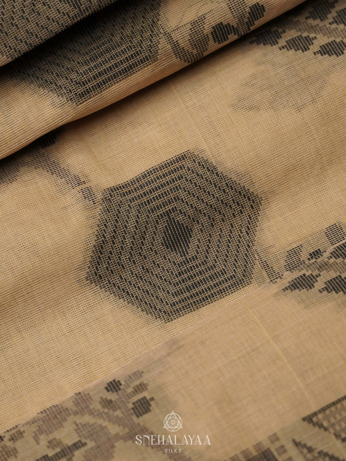Pale Yellow Bengal Cotton Saree