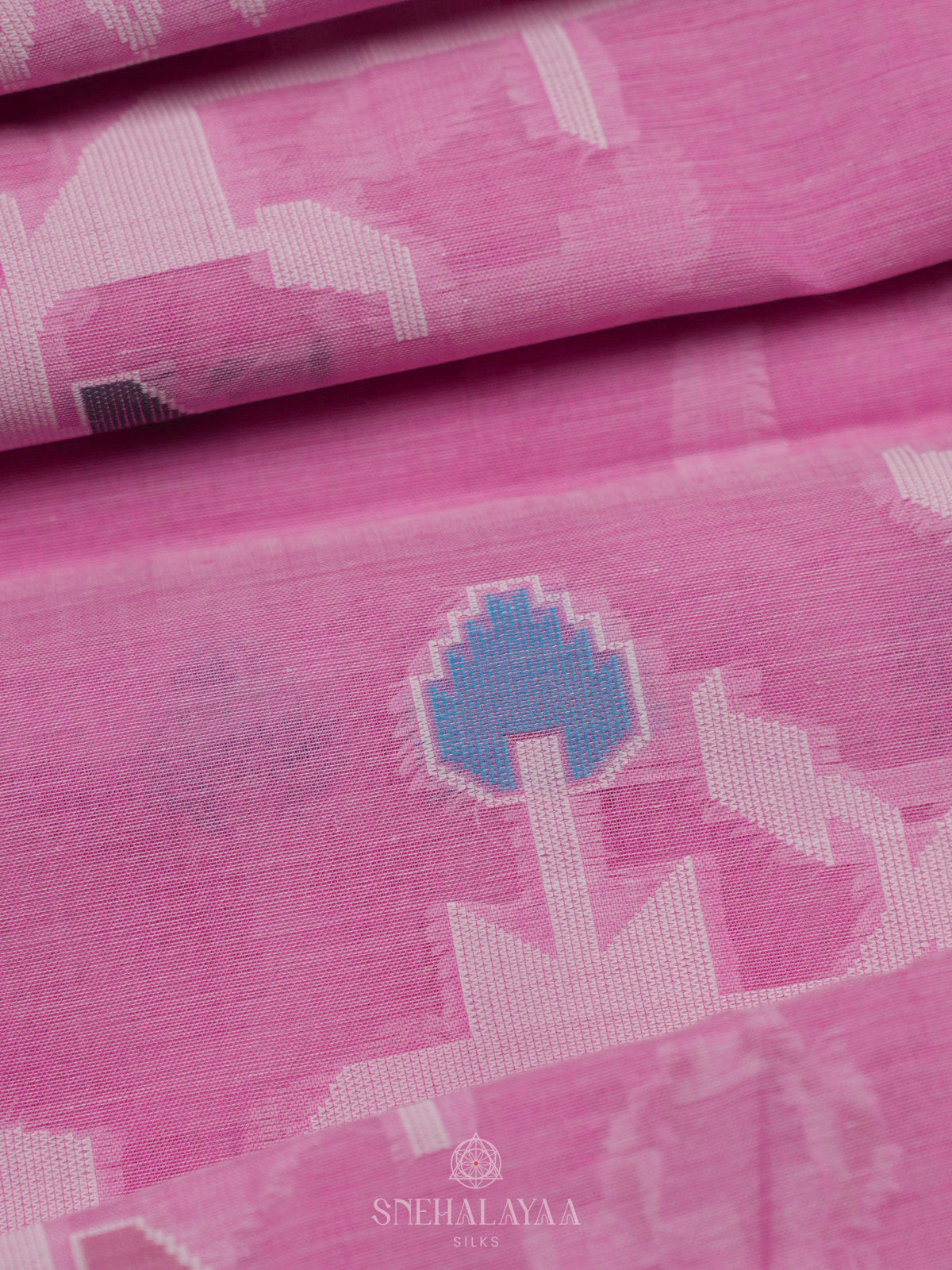 Pink Bengal Cotton Saree