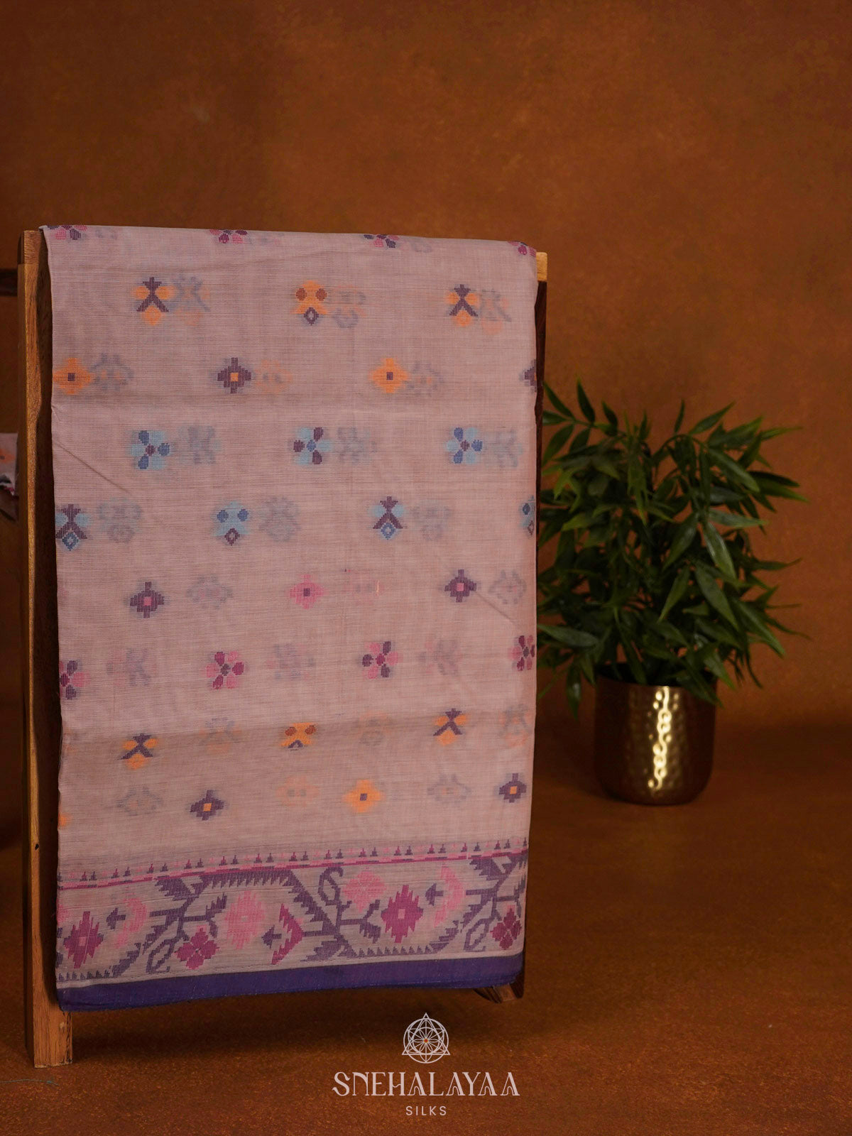 Brown Bengal Cotton Saree