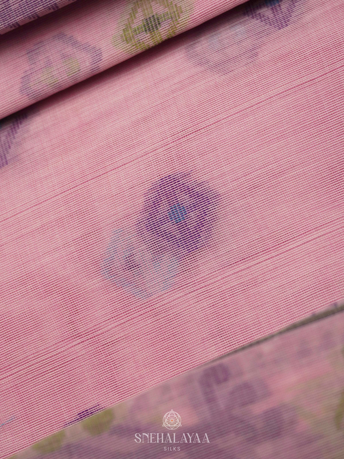 Pink Bengal Cotton Saree