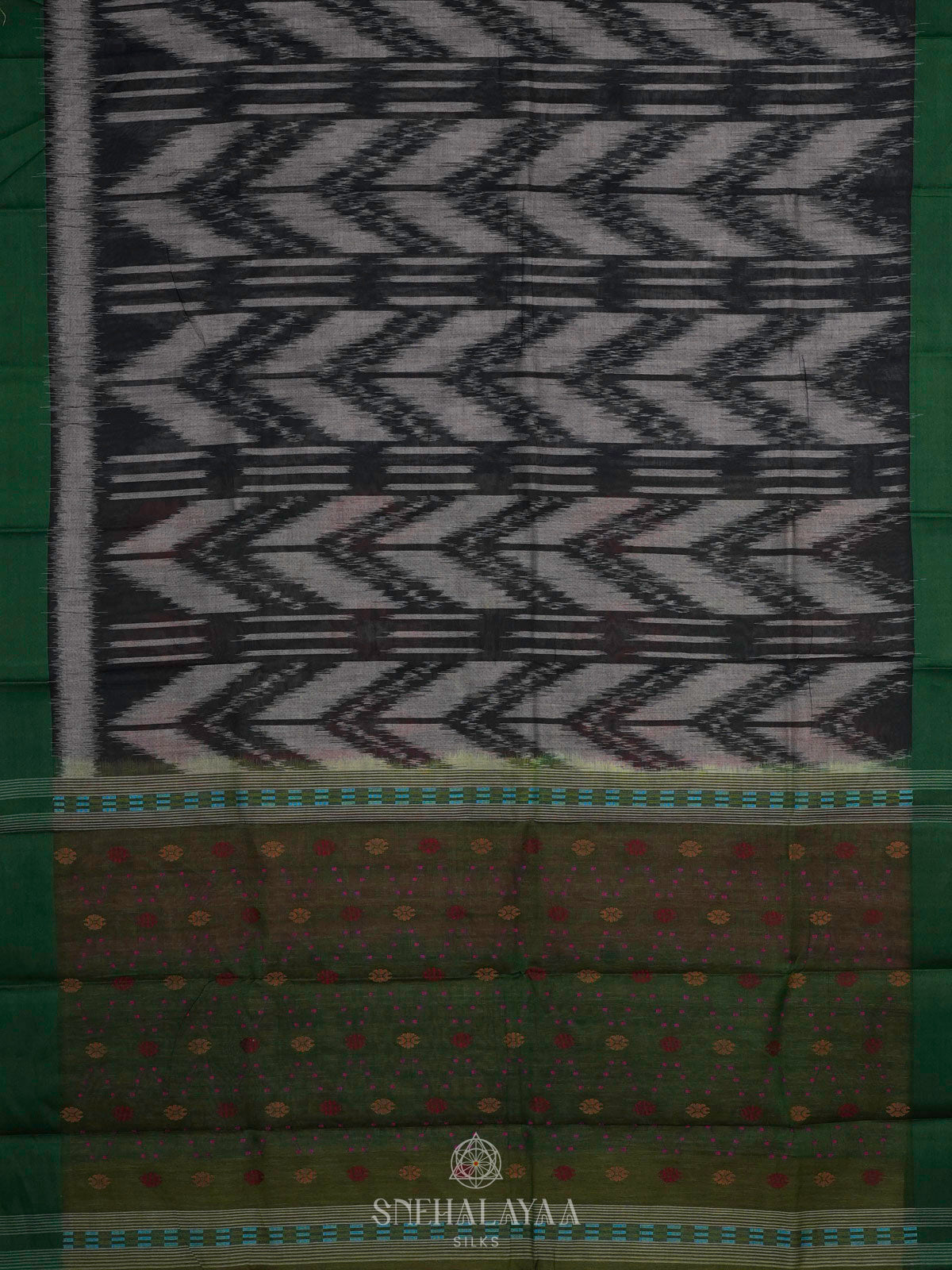 Grey Bengal Cotton Saree